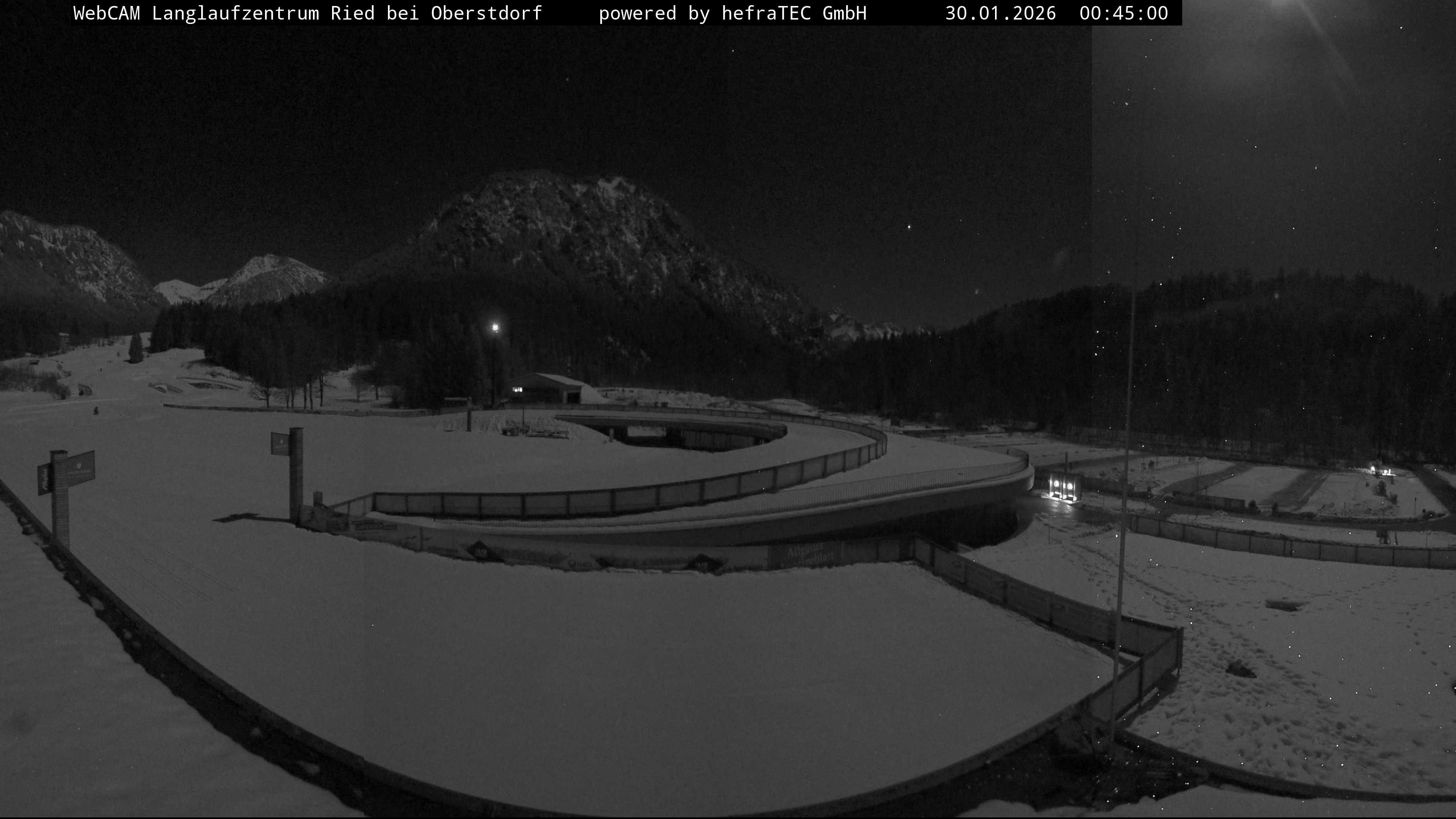 Archiv Foto Webcam Oberstdorf: Blick ins Langlaufstadion