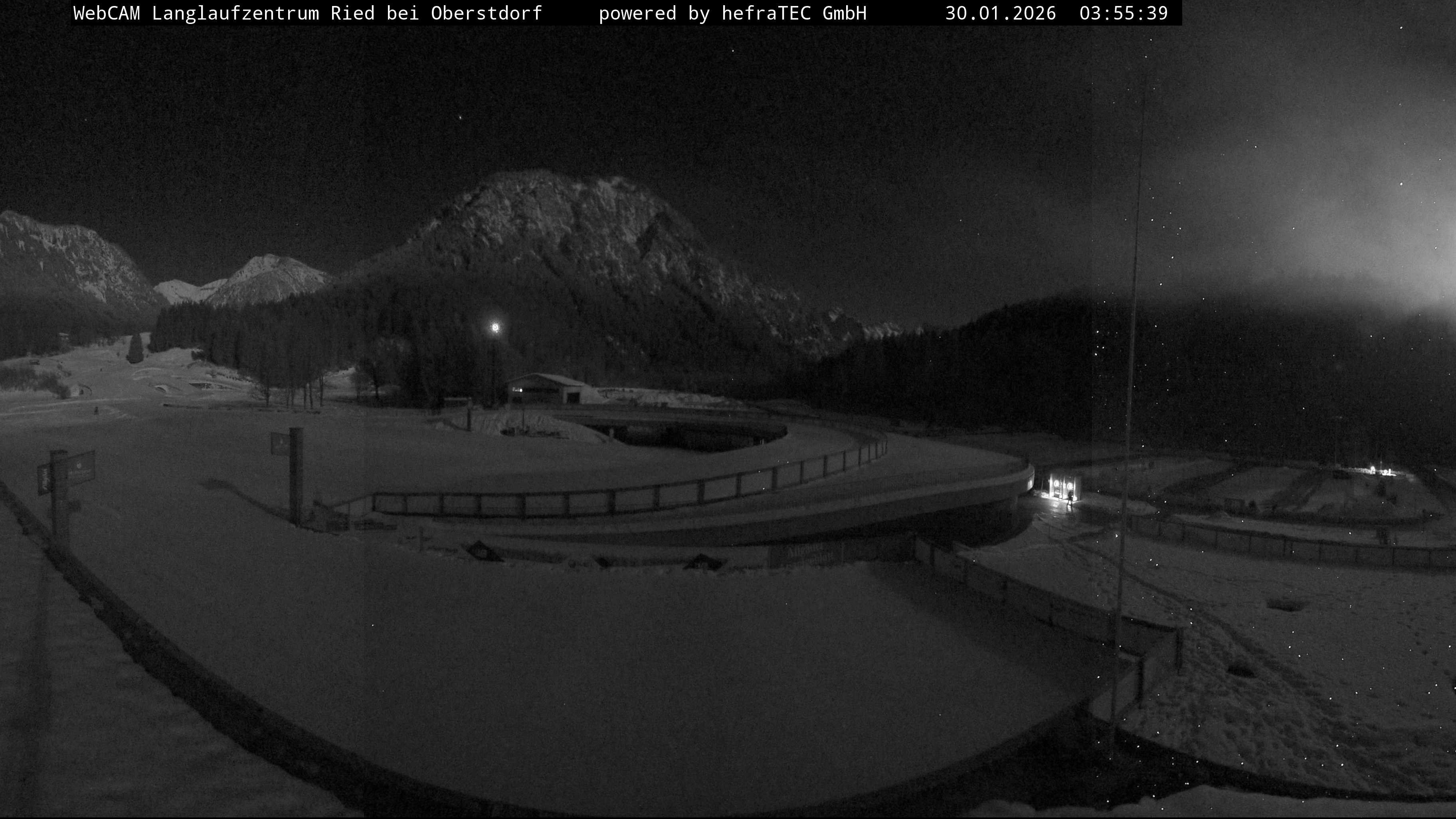 Archiv Foto Webcam Oberstdorf: Blick ins Langlaufstadion