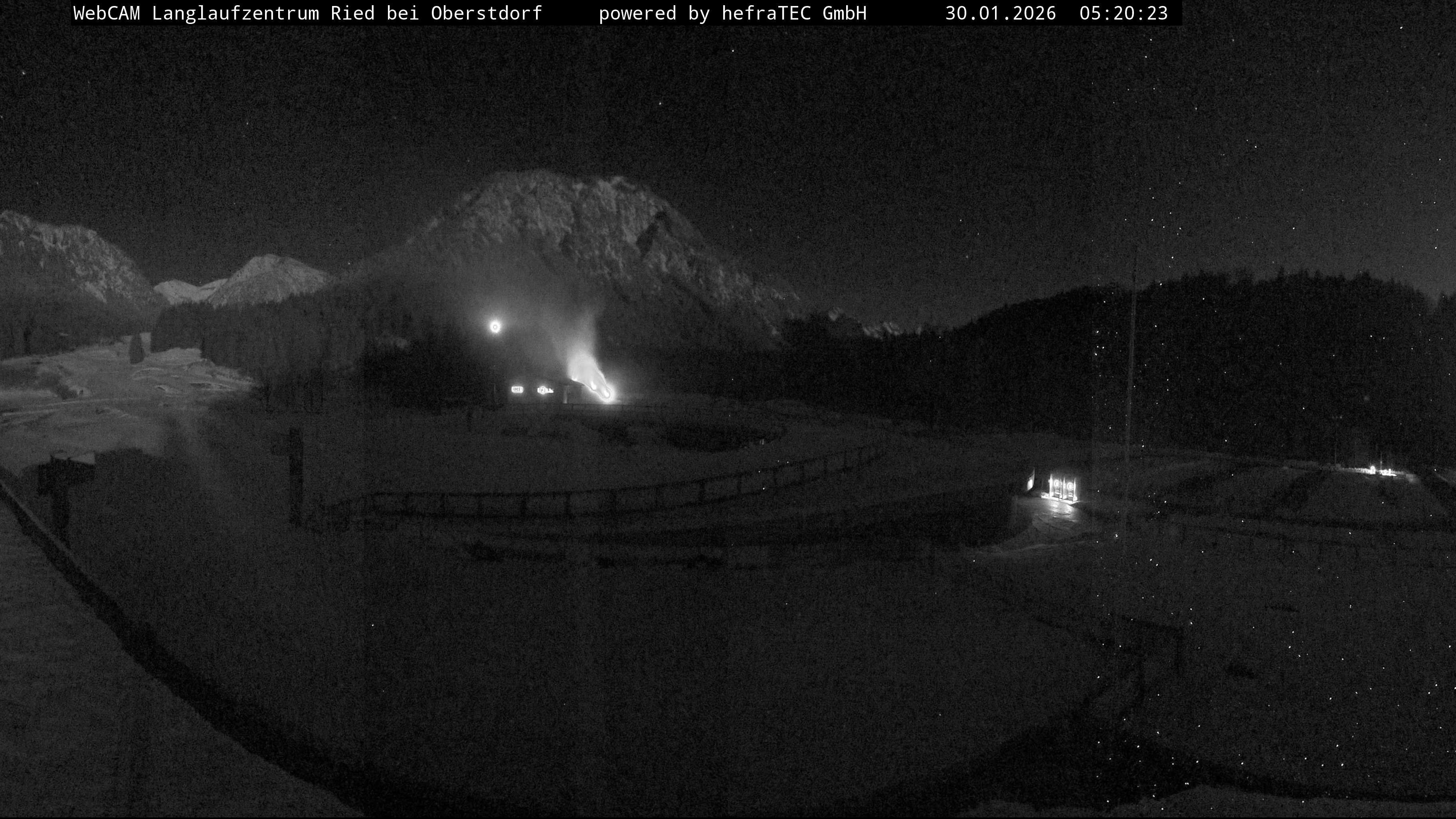 Archiv Foto Webcam Oberstdorf: Blick ins Langlaufstadion