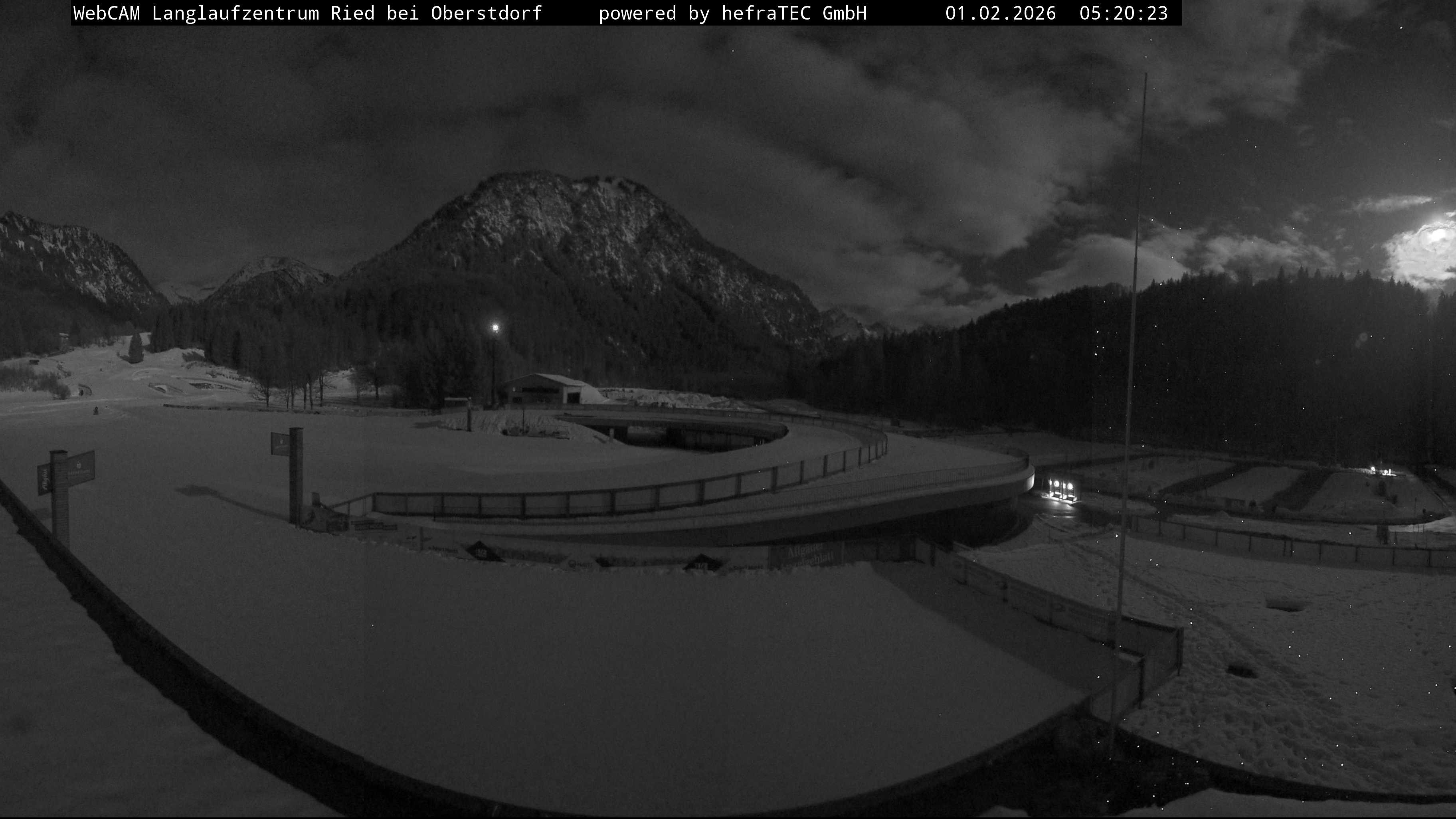 Archiv Foto Webcam Oberstdorf: Blick ins Langlaufstadion