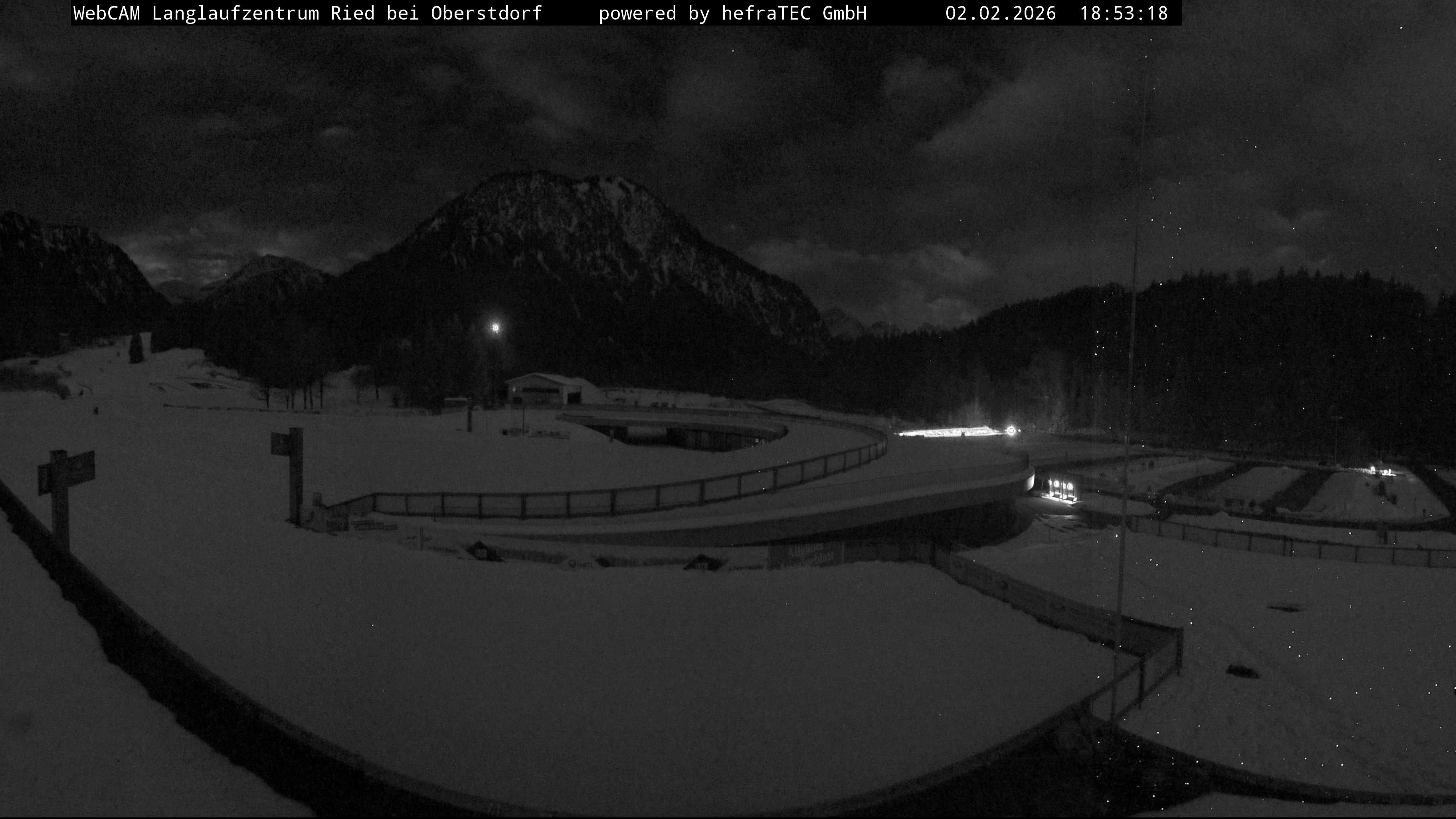 Archiv Foto Webcam Oberstdorf: Blick ins Langlaufstadion
