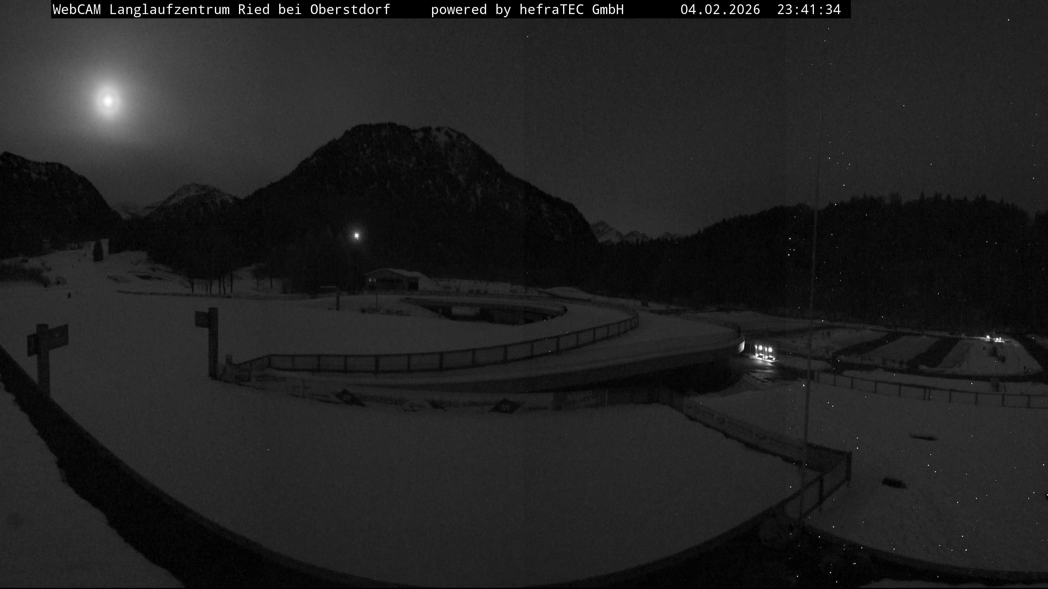 Archiv Foto Webcam Oberstdorf: Blick ins Langlaufstadion