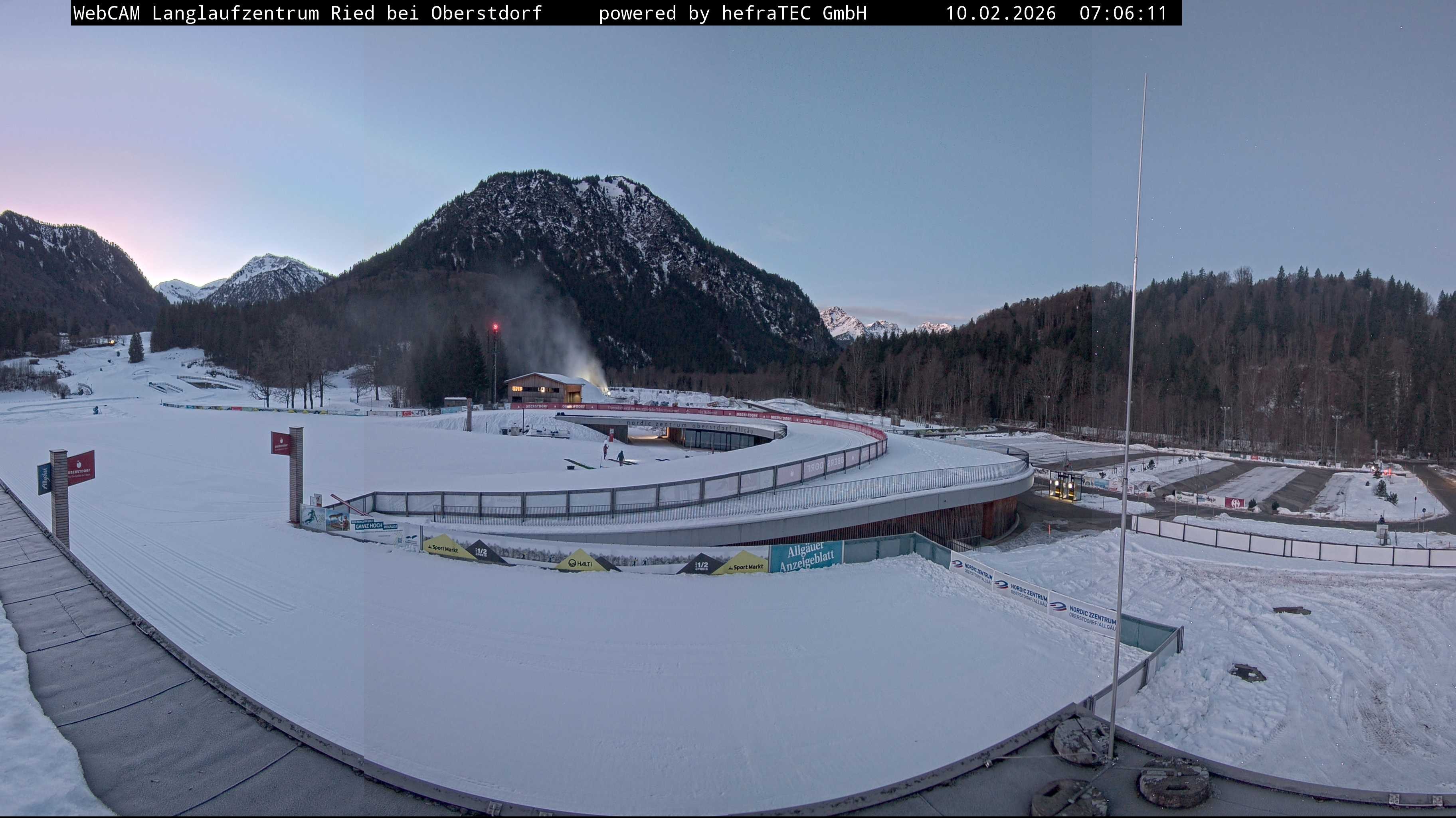 Archived image Webcam Cross Country Stadium, Oberstdorf