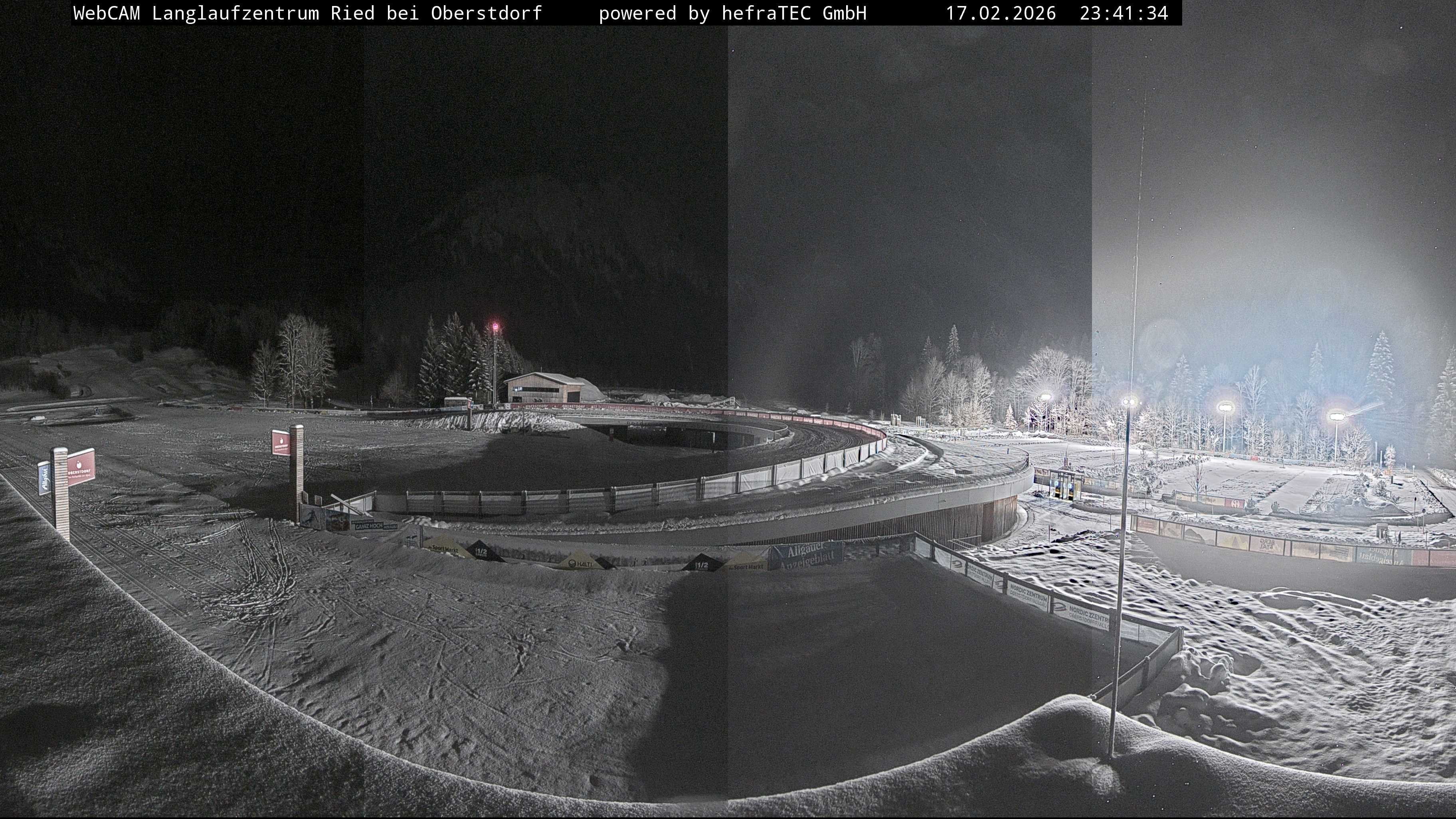 Archiv Foto Webcam Oberstdorf: Blick ins Langlaufstadion
