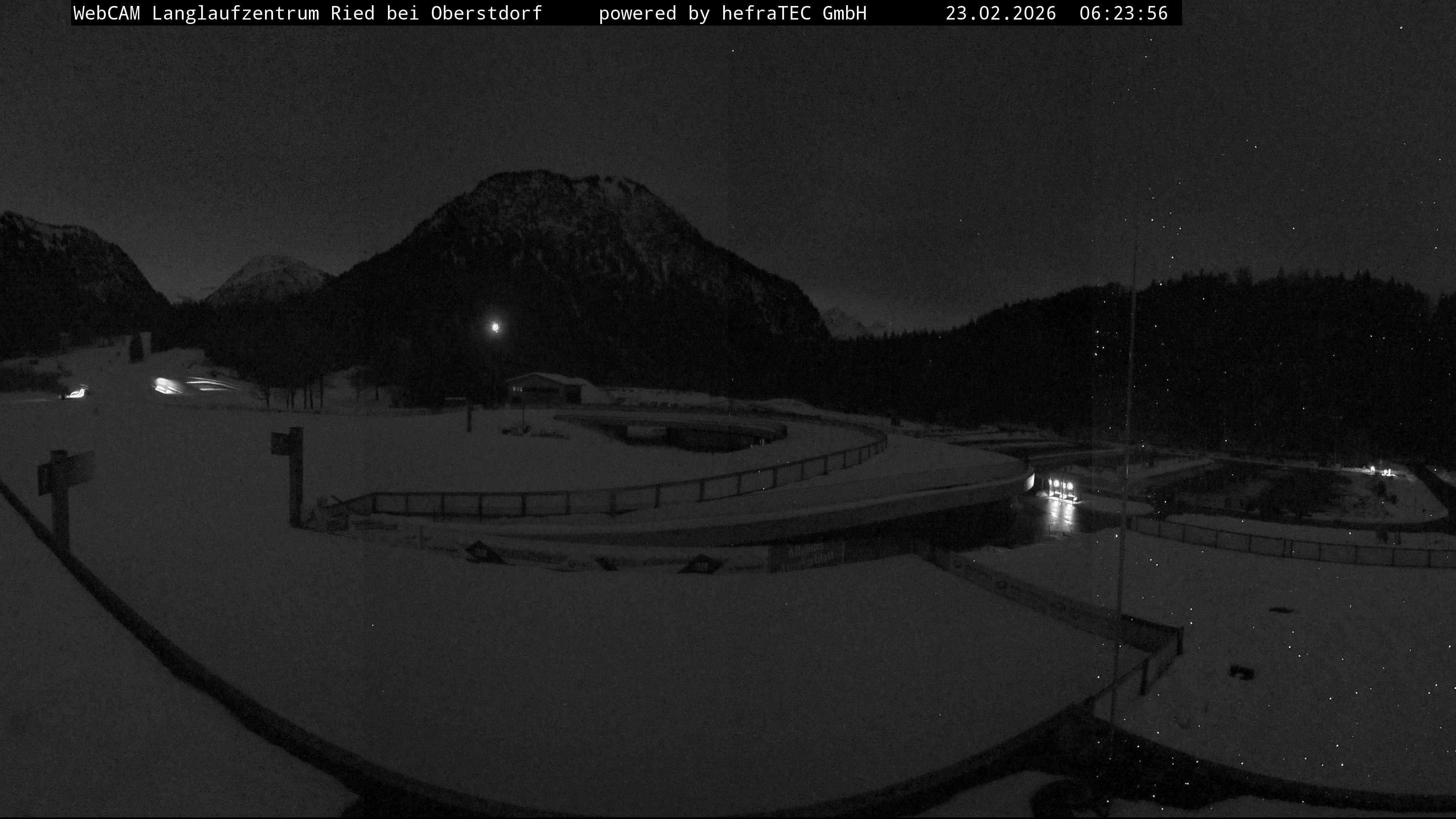 Archiv Foto Webcam Oberstdorf: Blick ins Langlaufstadion