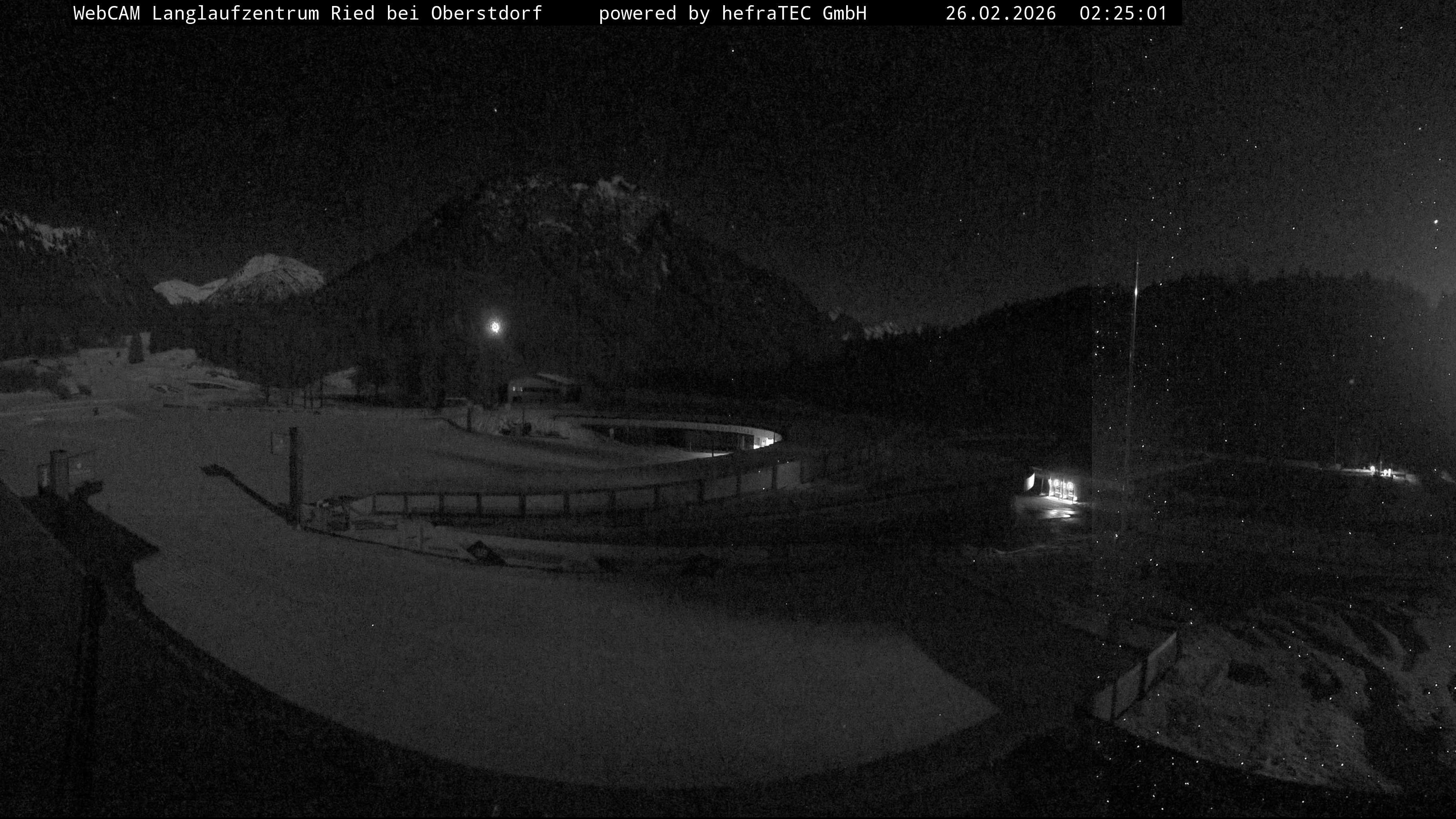 Archiv Foto Webcam Oberstdorf: Blick ins Langlaufstadion