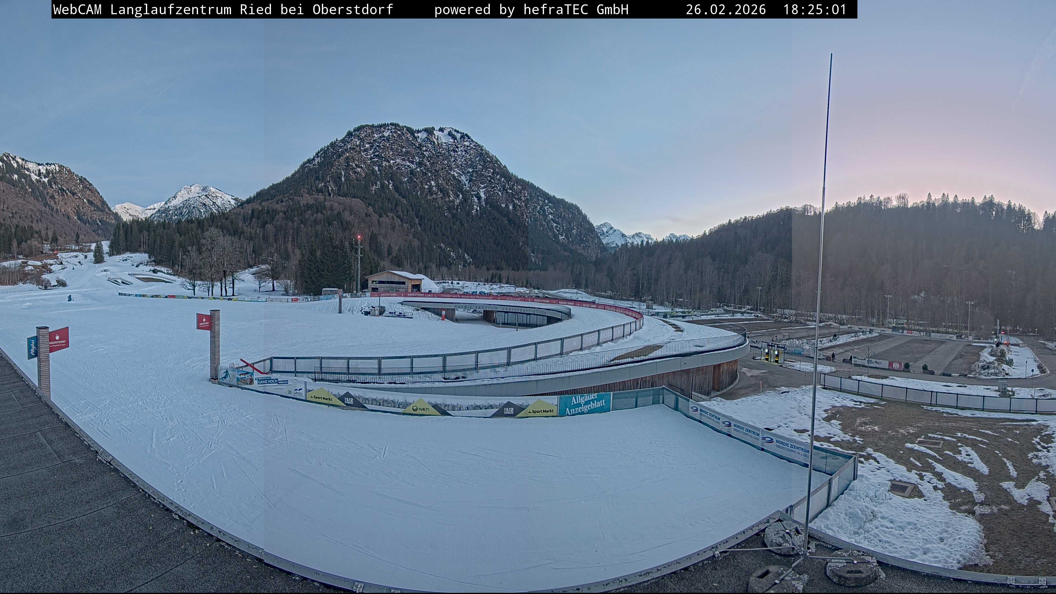 Archived image Webcam Cross Country Stadium, Oberstdorf