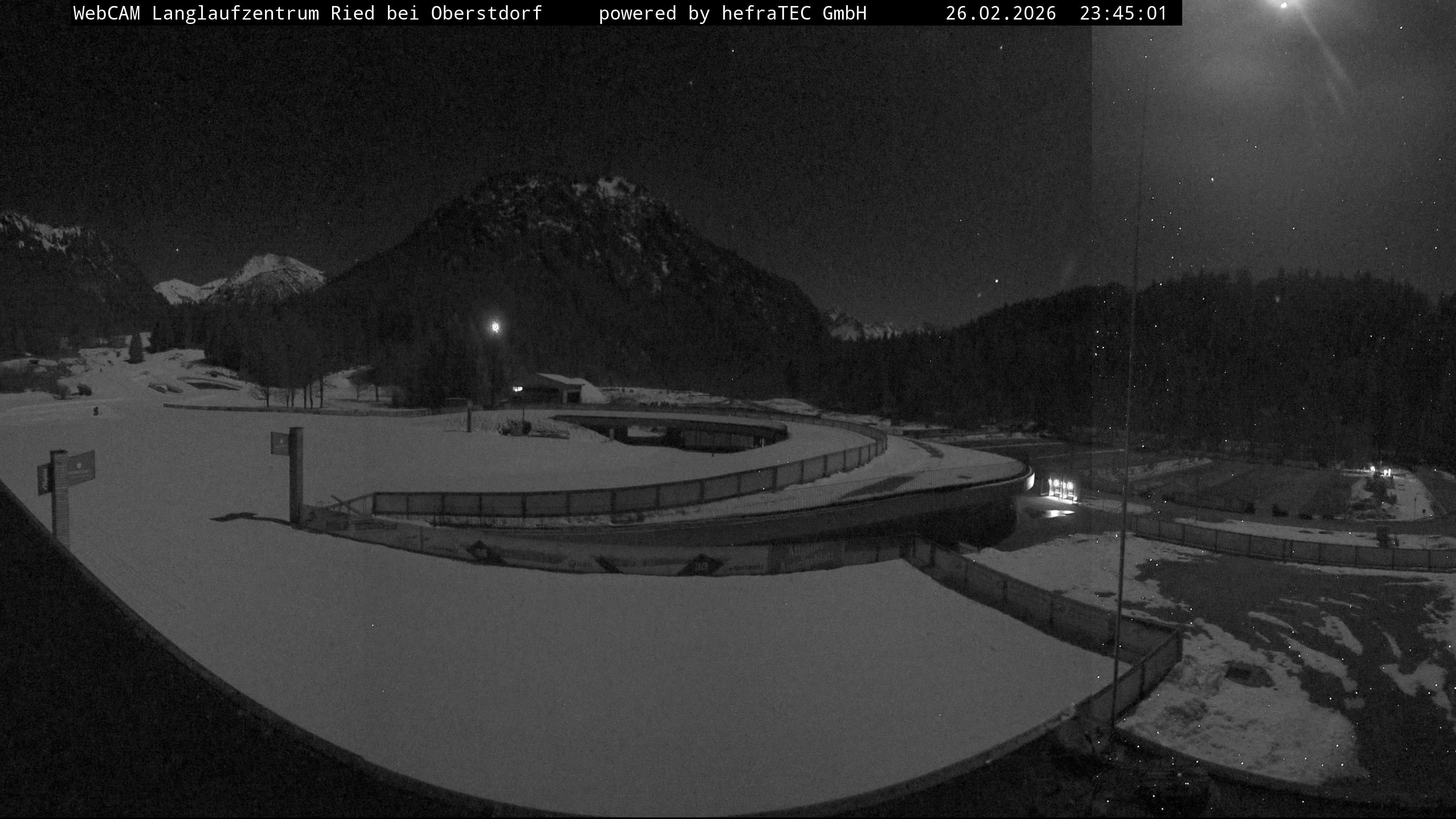 Archiv Foto Webcam Oberstdorf: Blick ins Langlaufstadion