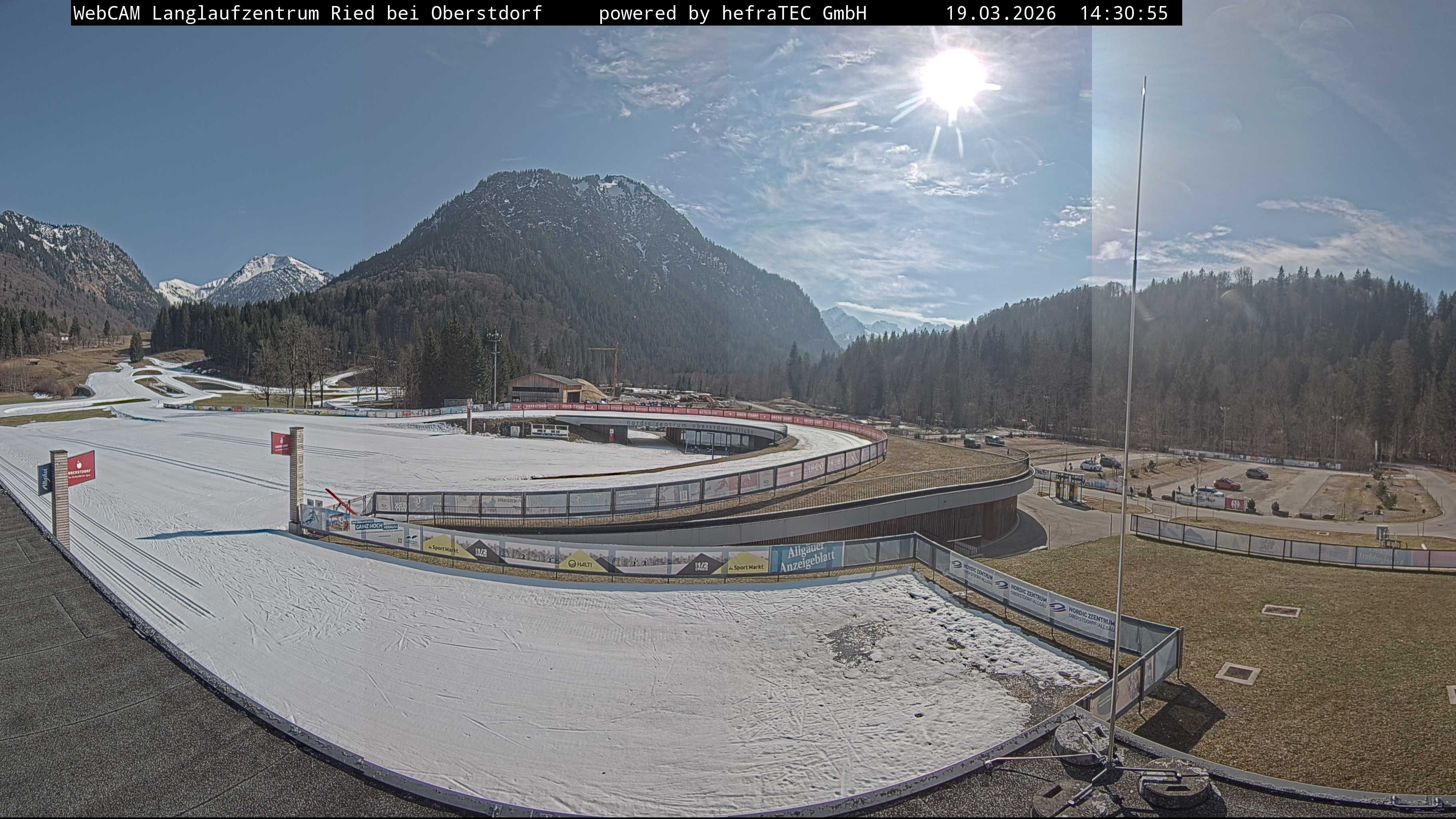 Archived image Webcam Cross Country Stadium, Oberstdorf