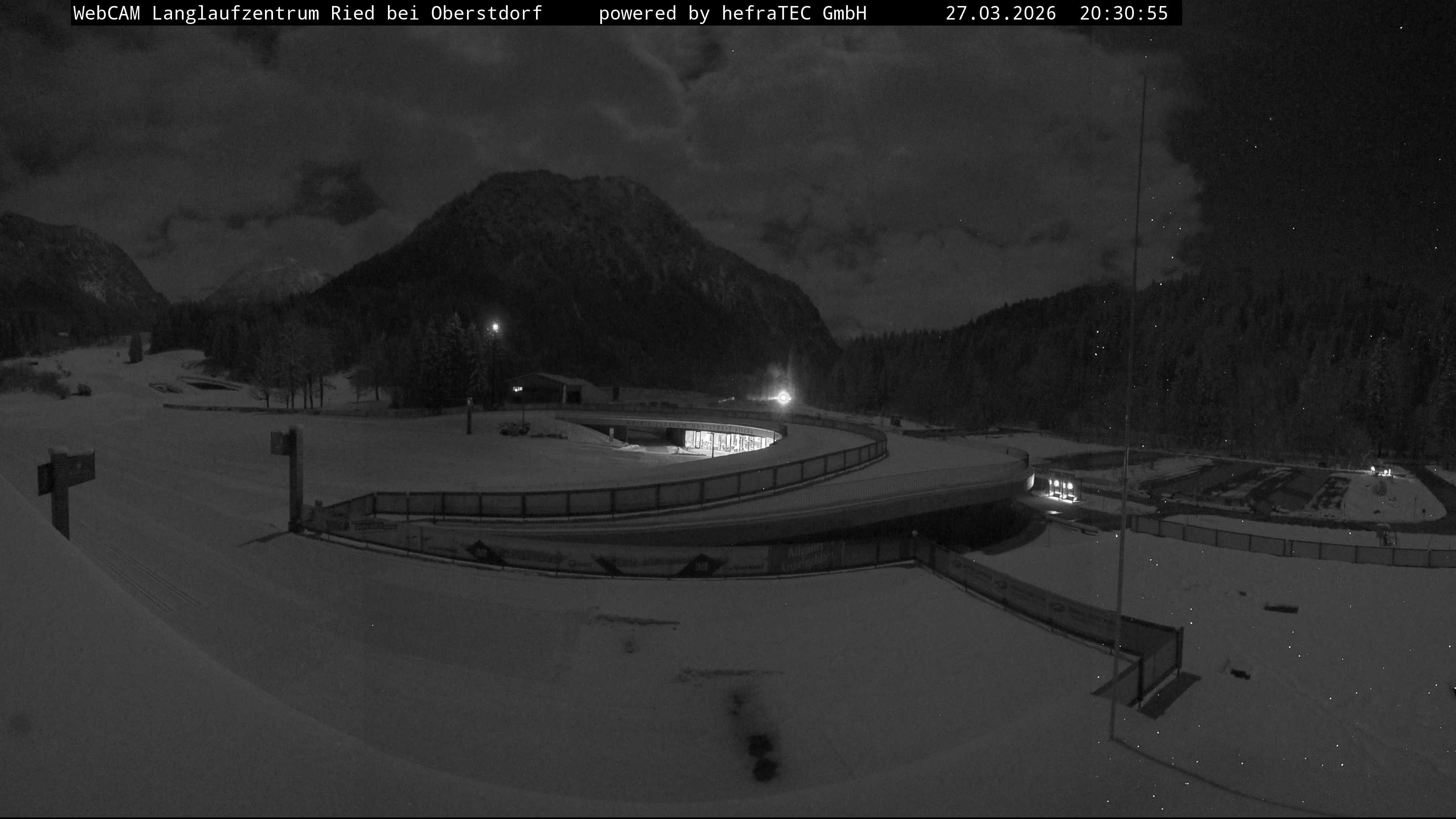 Archiv Foto Webcam Oberstdorf: Blick ins Langlaufstadion