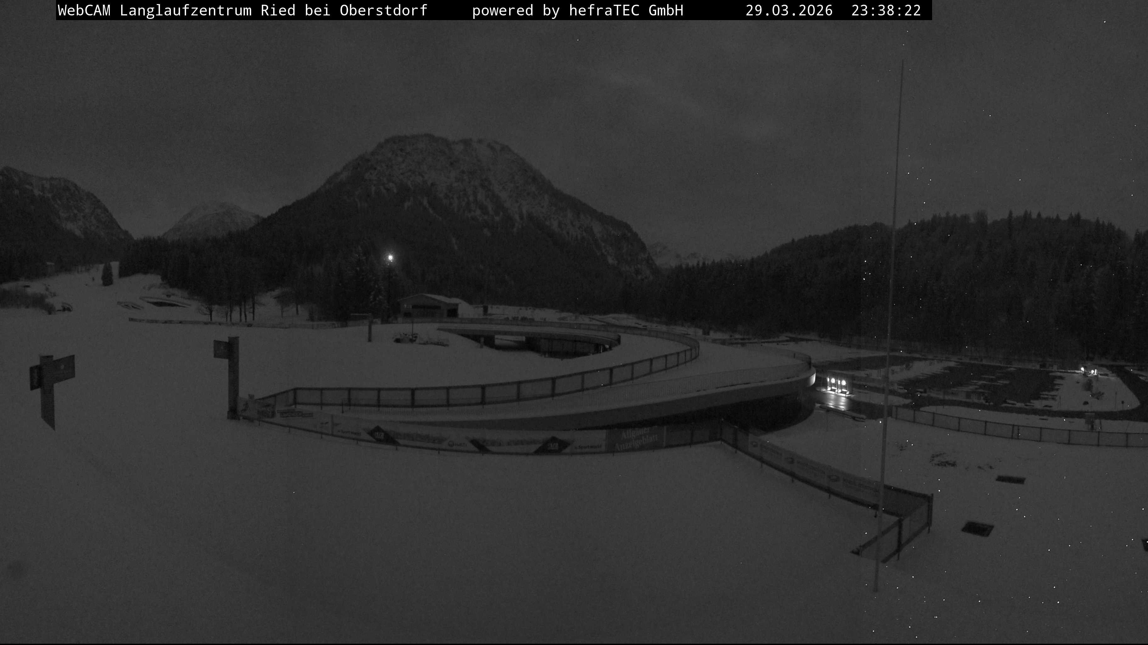 Archiv Foto Webcam Oberstdorf: Blick ins Langlaufstadion
