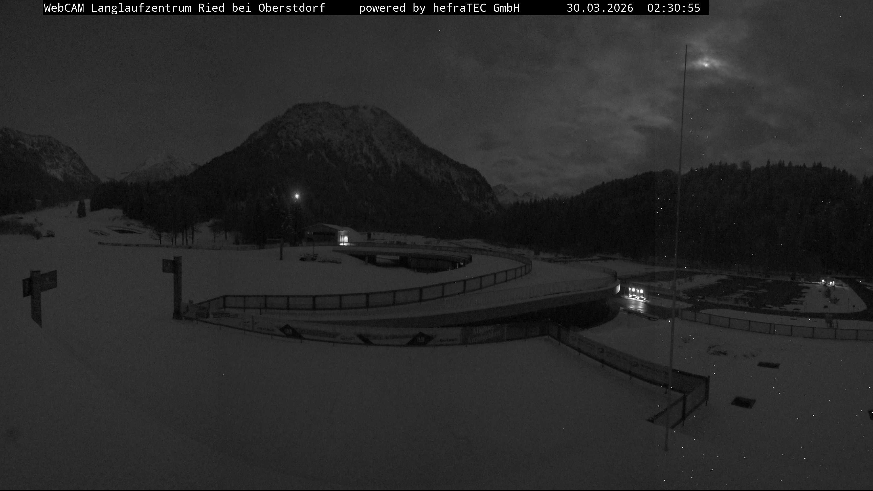 Archiv Foto Webcam Oberstdorf: Blick ins Langlaufstadion