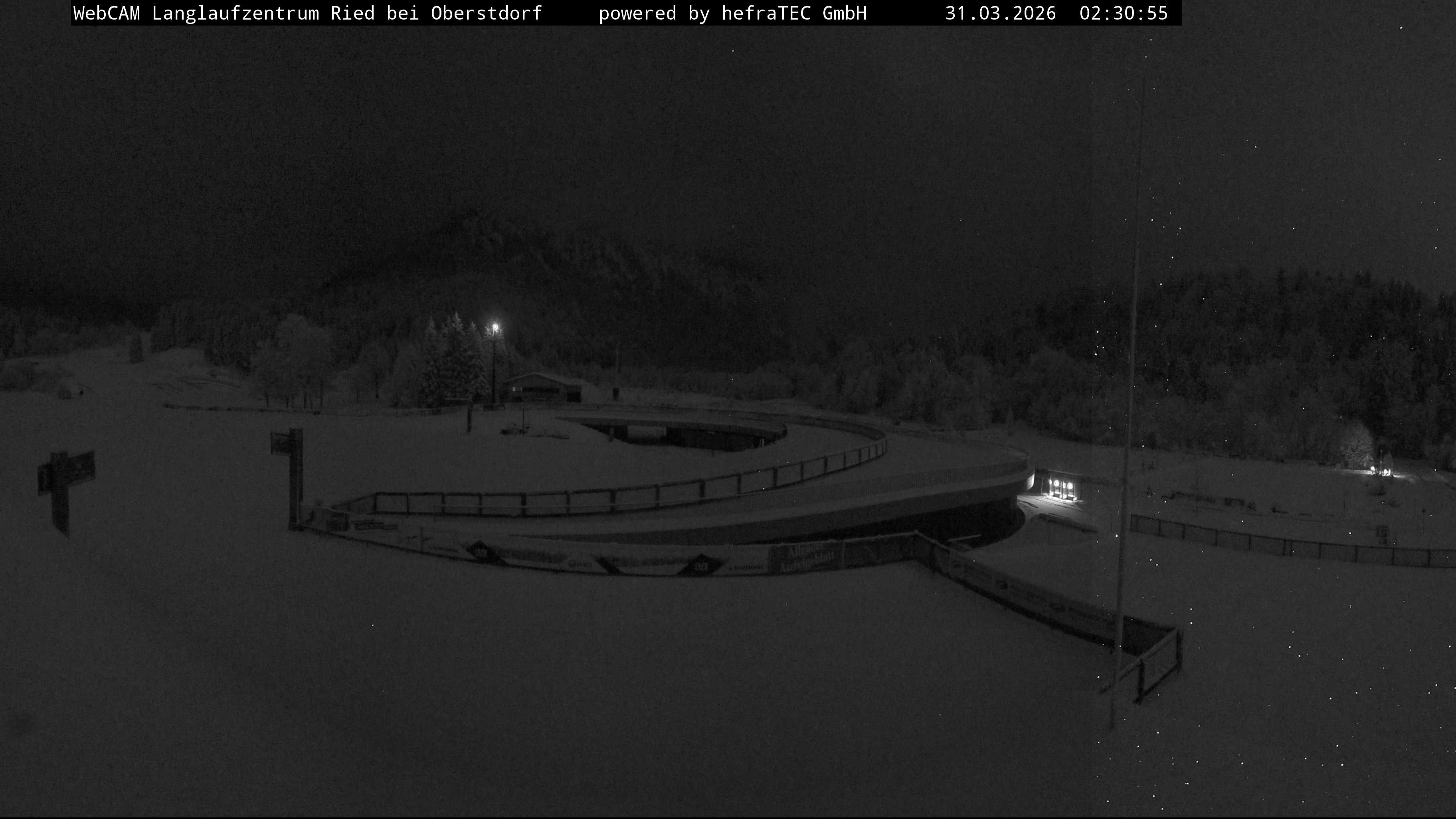 Archiv Foto Webcam Oberstdorf: Blick ins Langlaufstadion