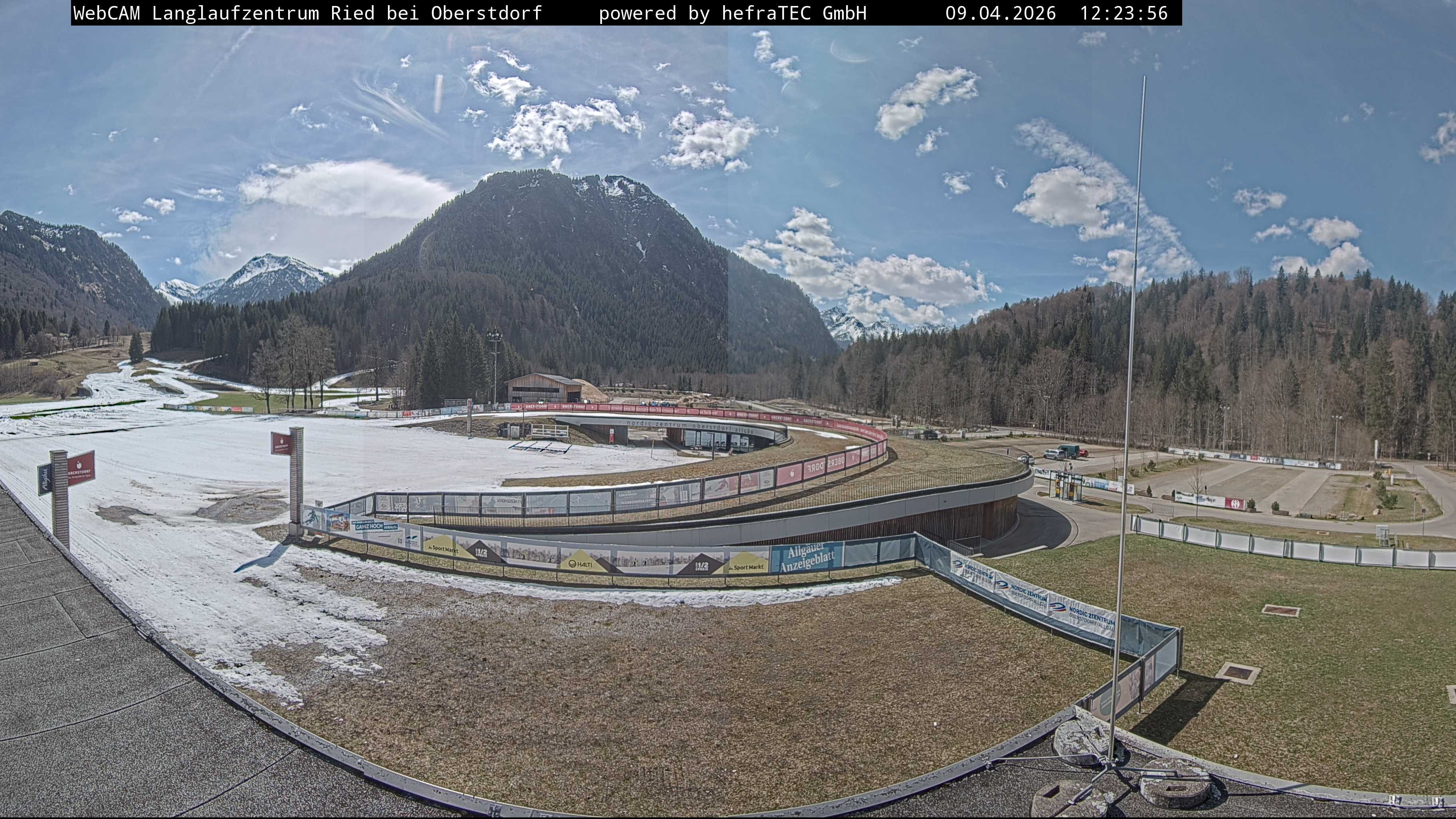 Archived image Webcam Cross Country Stadium, Oberstdorf