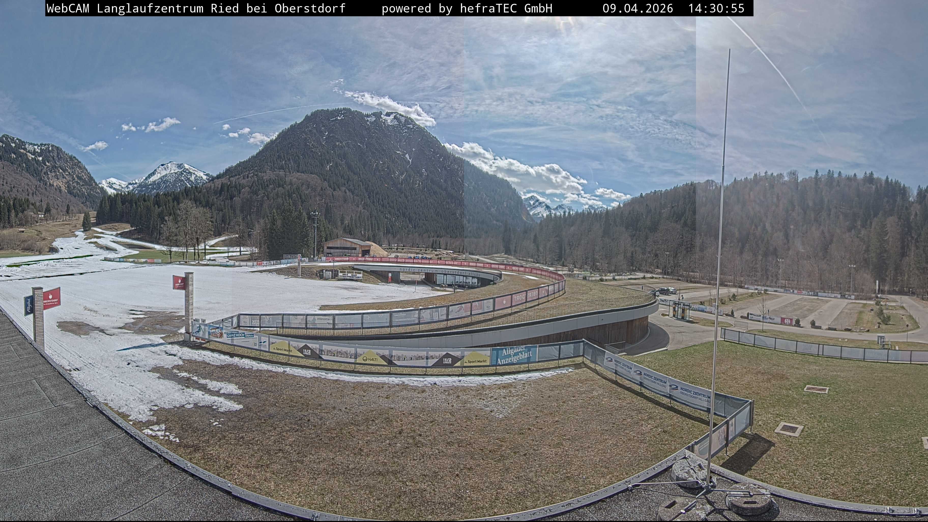 Archived image Webcam Cross Country Stadium, Oberstdorf