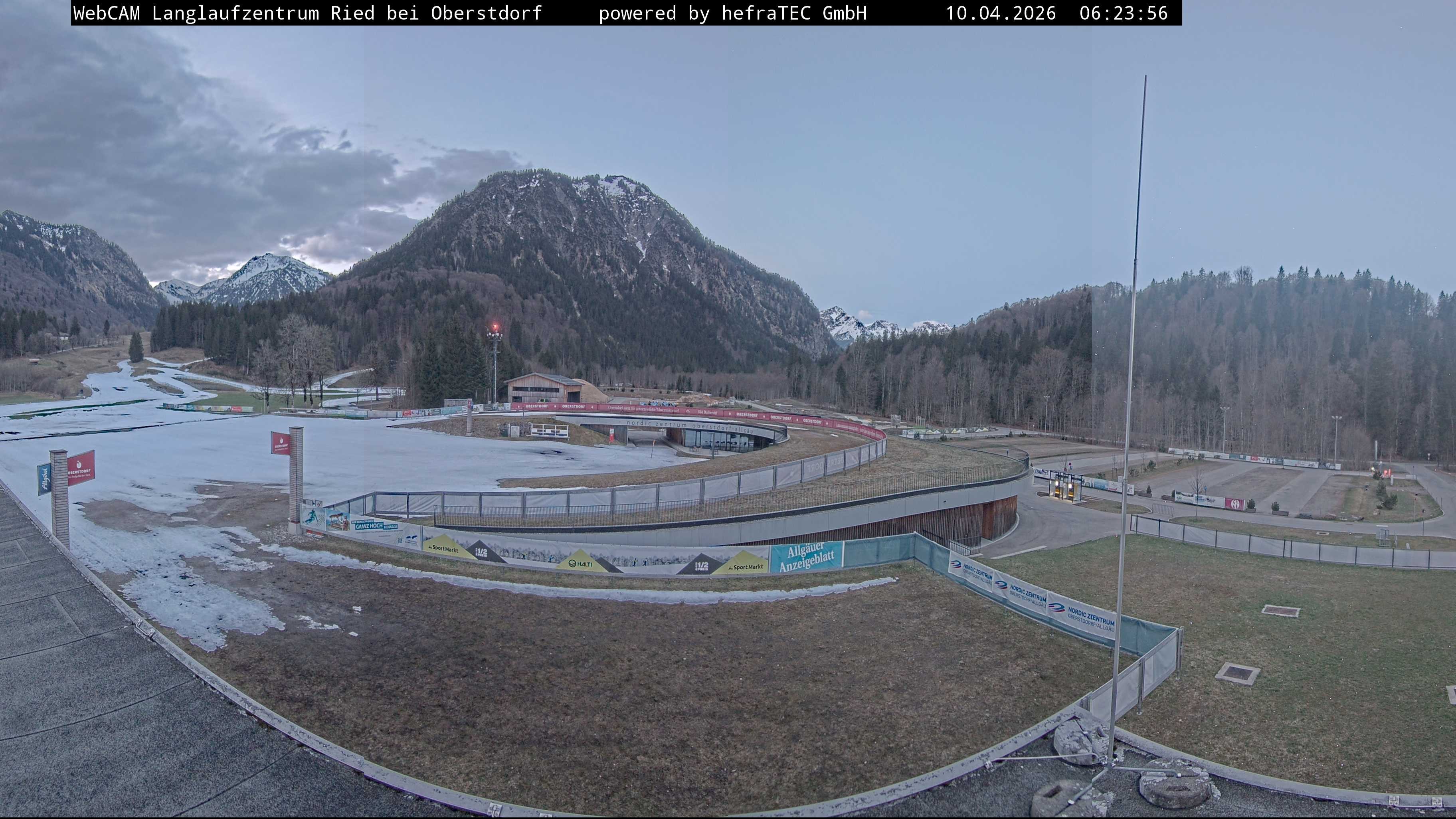 Archiv Foto Webcam Oberstdorf: Blick ins Langlaufstadion