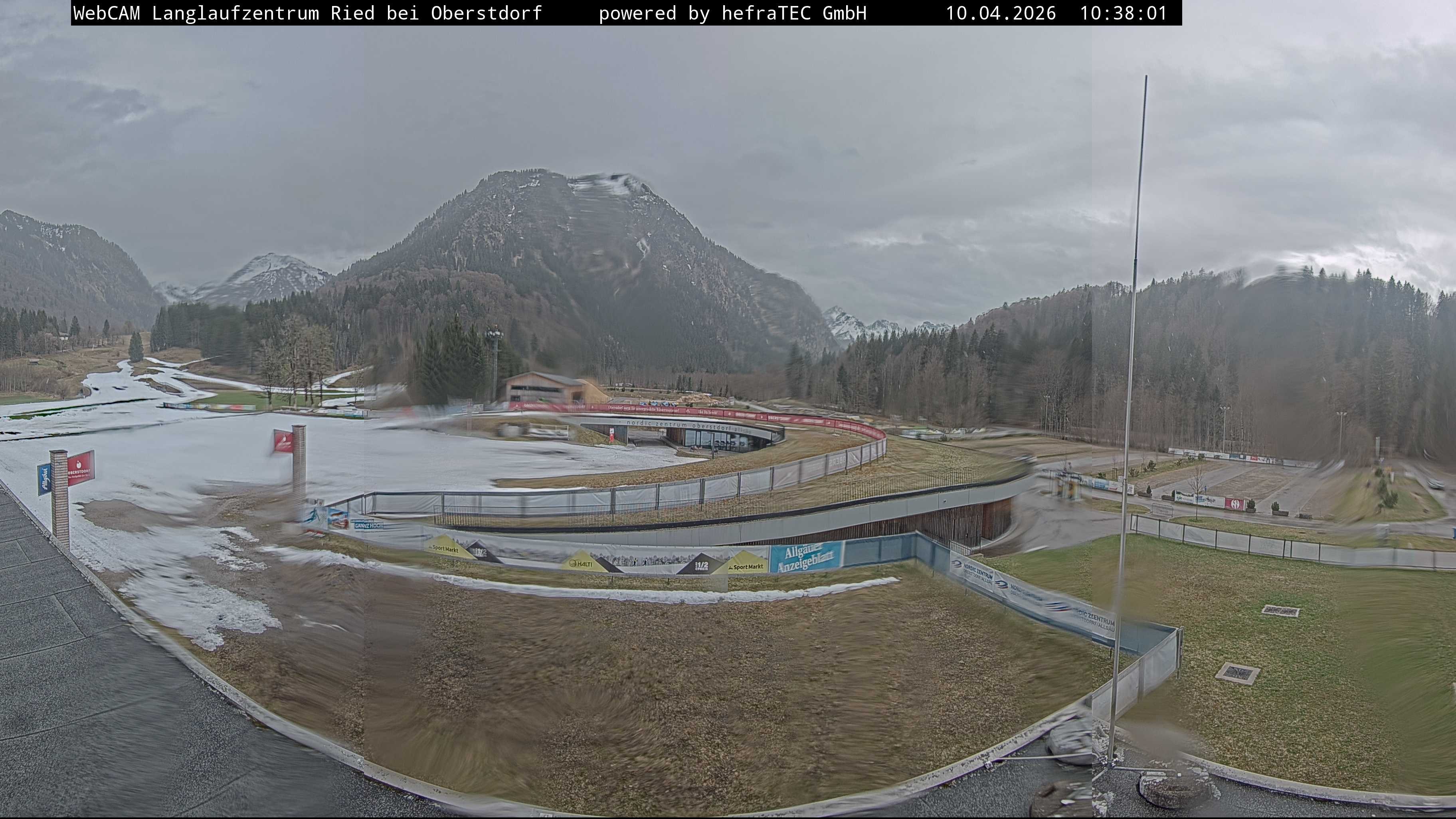 Archiv Foto Webcam Oberstdorf: Blick ins Langlaufstadion