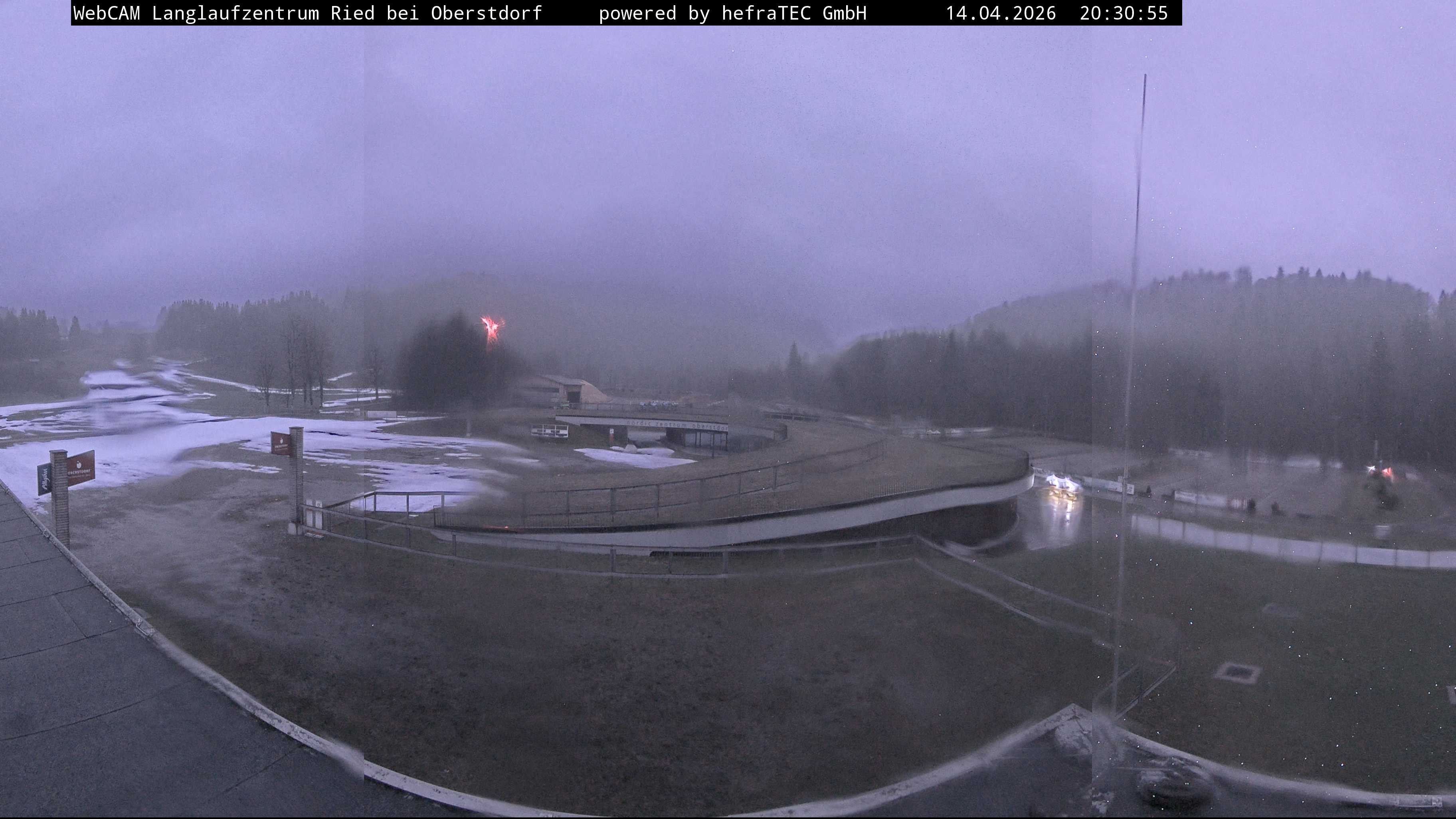 Archiv Foto Webcam Oberstdorf: Blick ins Langlaufstadion
