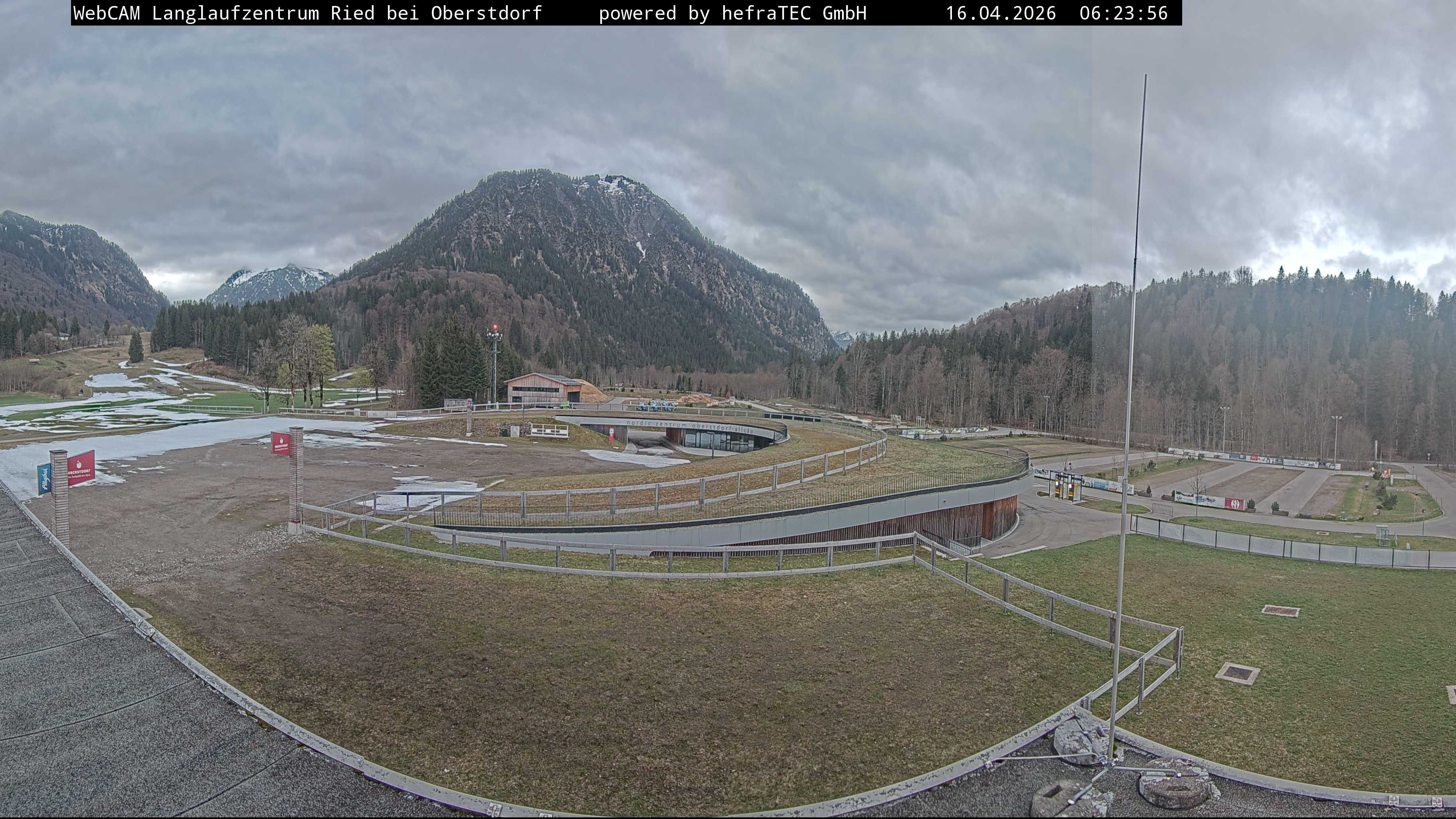 Archiv Foto Webcam Oberstdorf: Blick ins Langlaufstadion