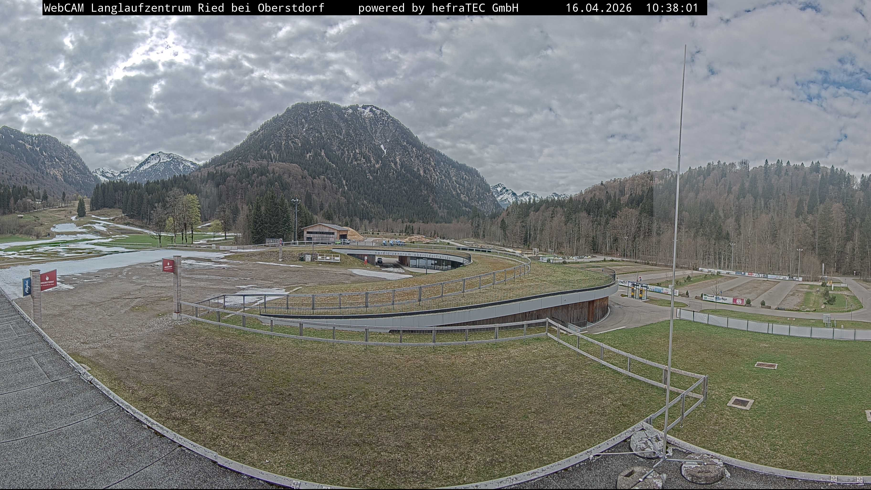 Archiv Foto Webcam Oberstdorf: Blick ins Langlaufstadion