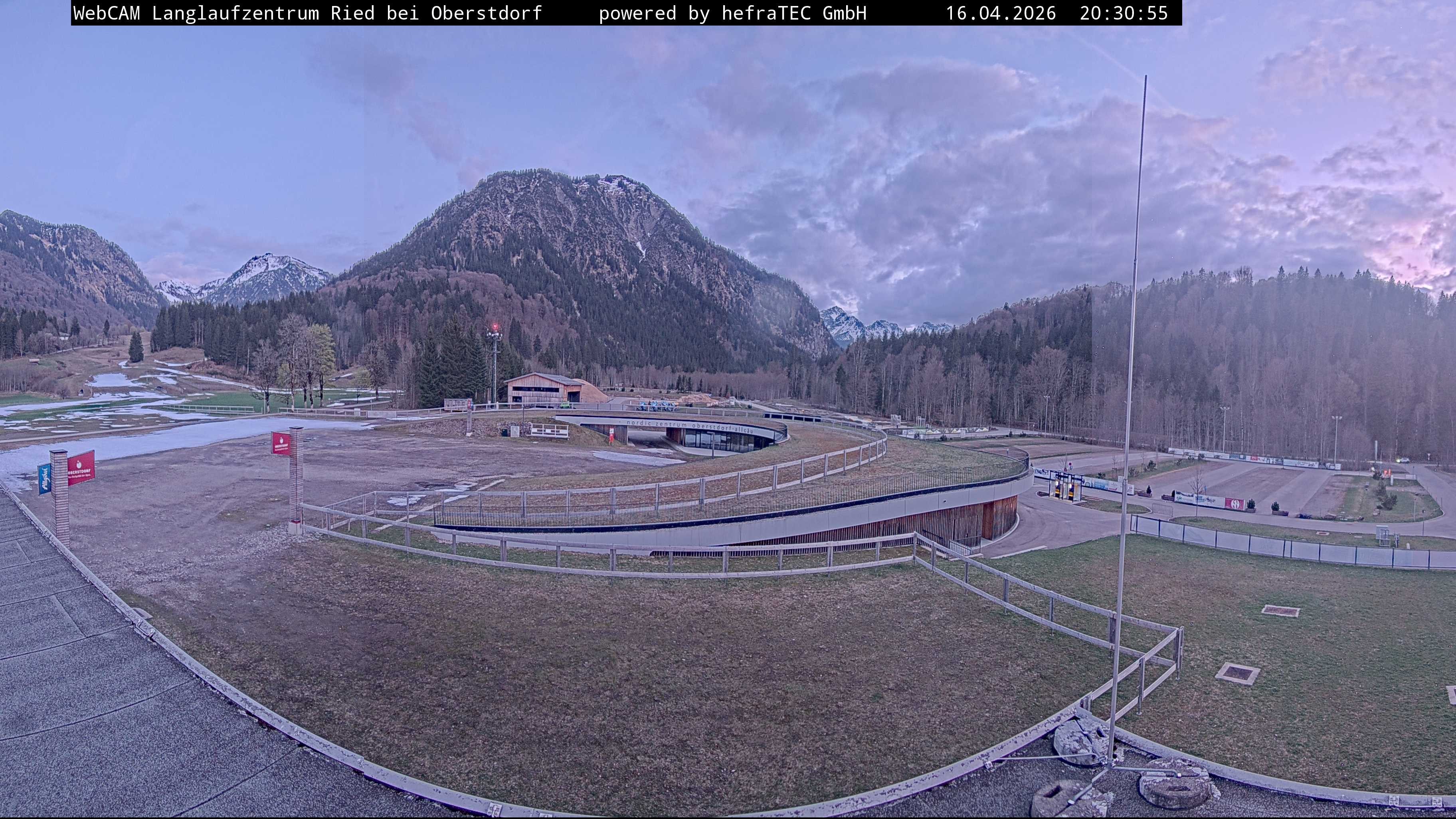 Archiv Foto Webcam Oberstdorf: Blick ins Langlaufstadion