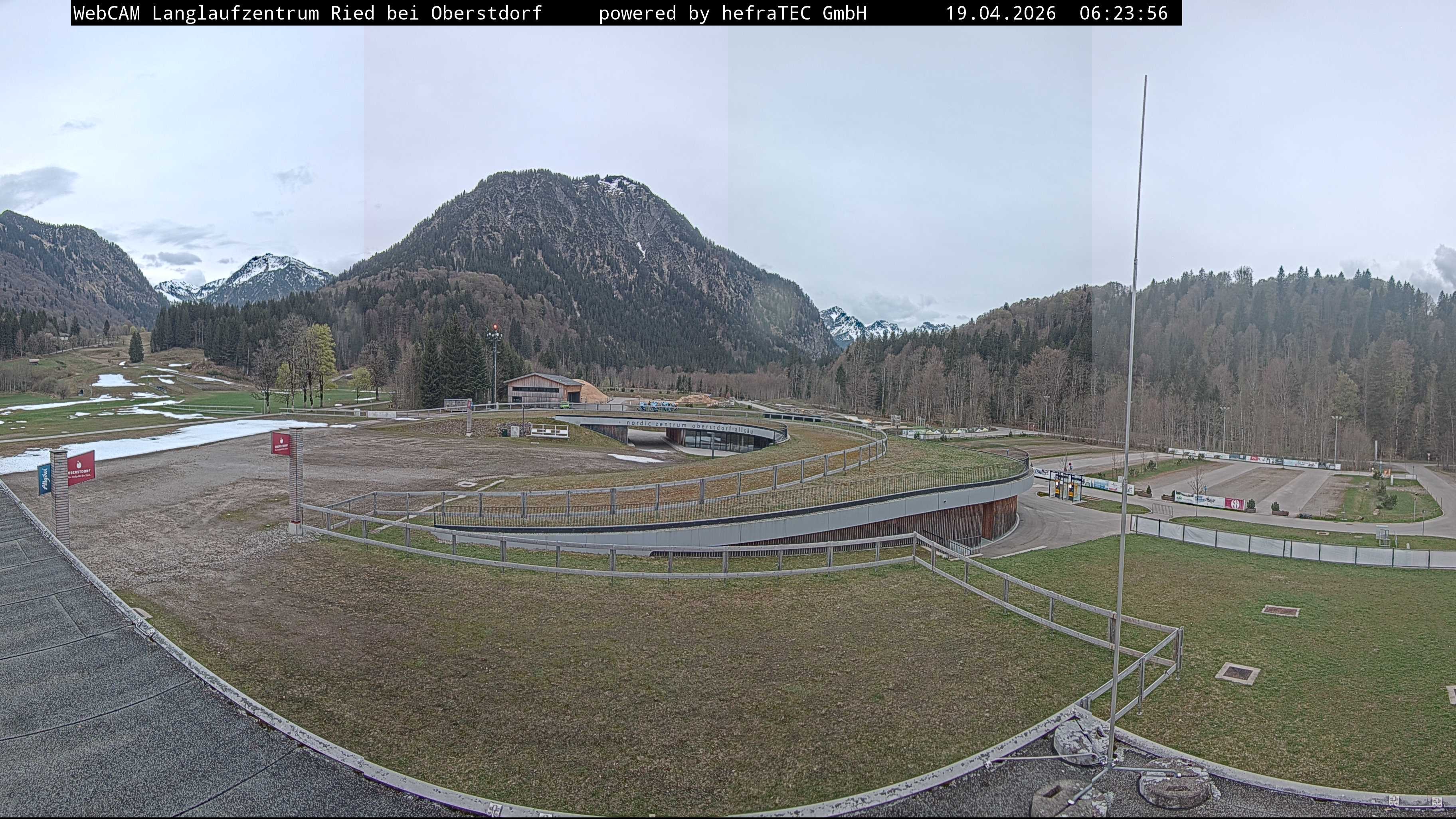 Archiv Foto Webcam Oberstdorf: Blick ins Langlaufstadion