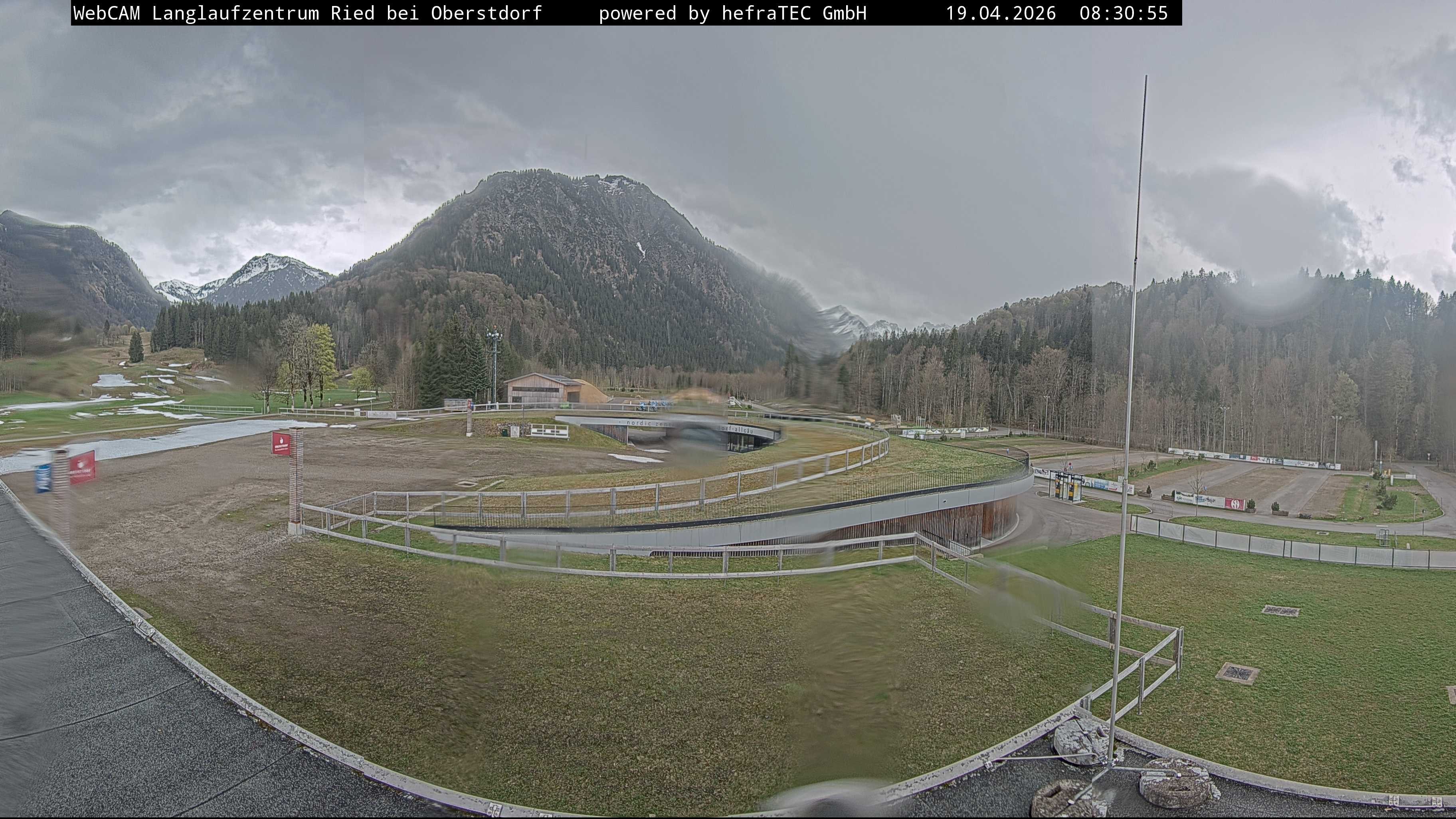 Archiv Foto Webcam Oberstdorf: Blick ins Langlaufstadion