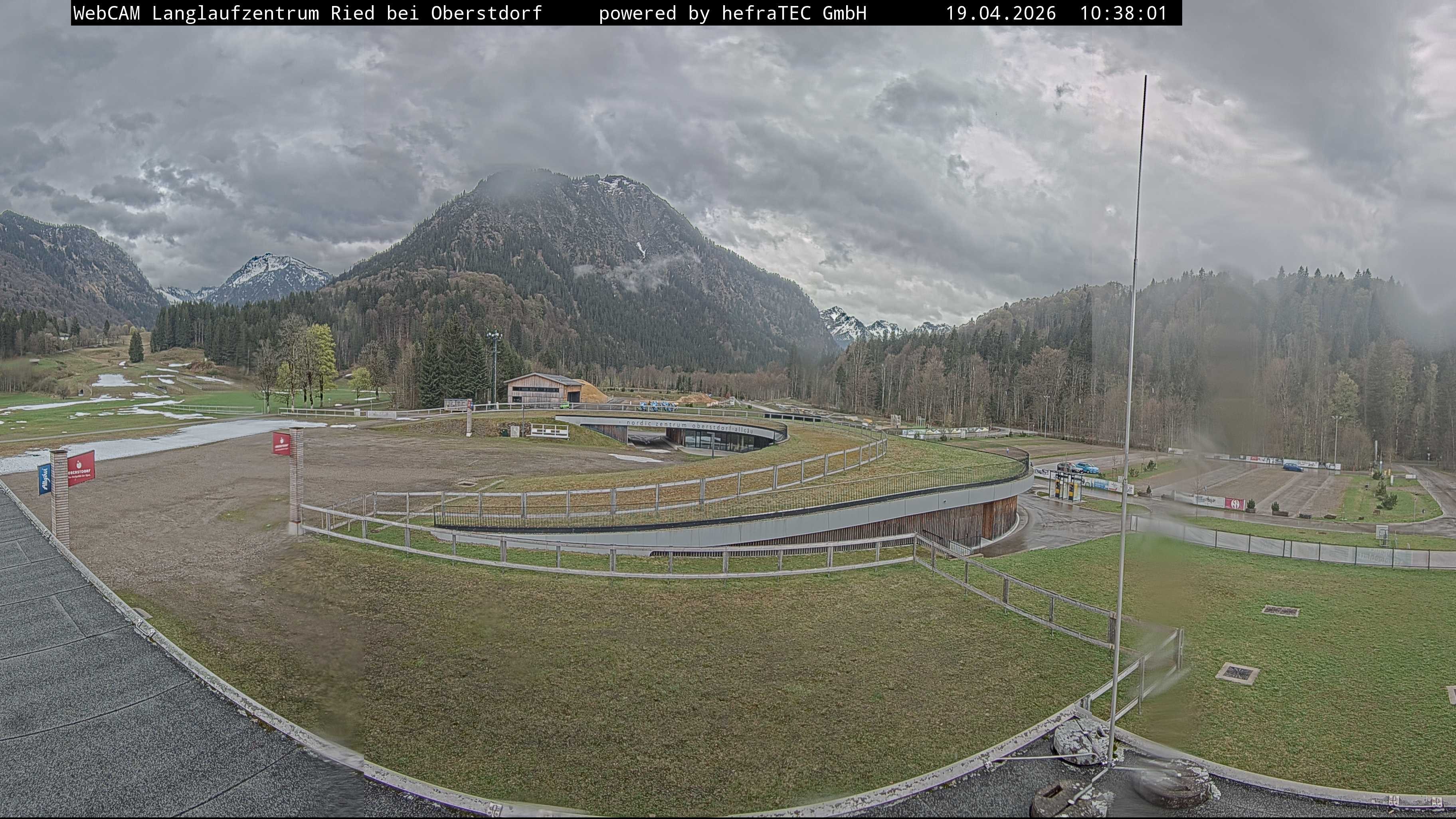 Archiv Foto Webcam Oberstdorf: Blick ins Langlaufstadion