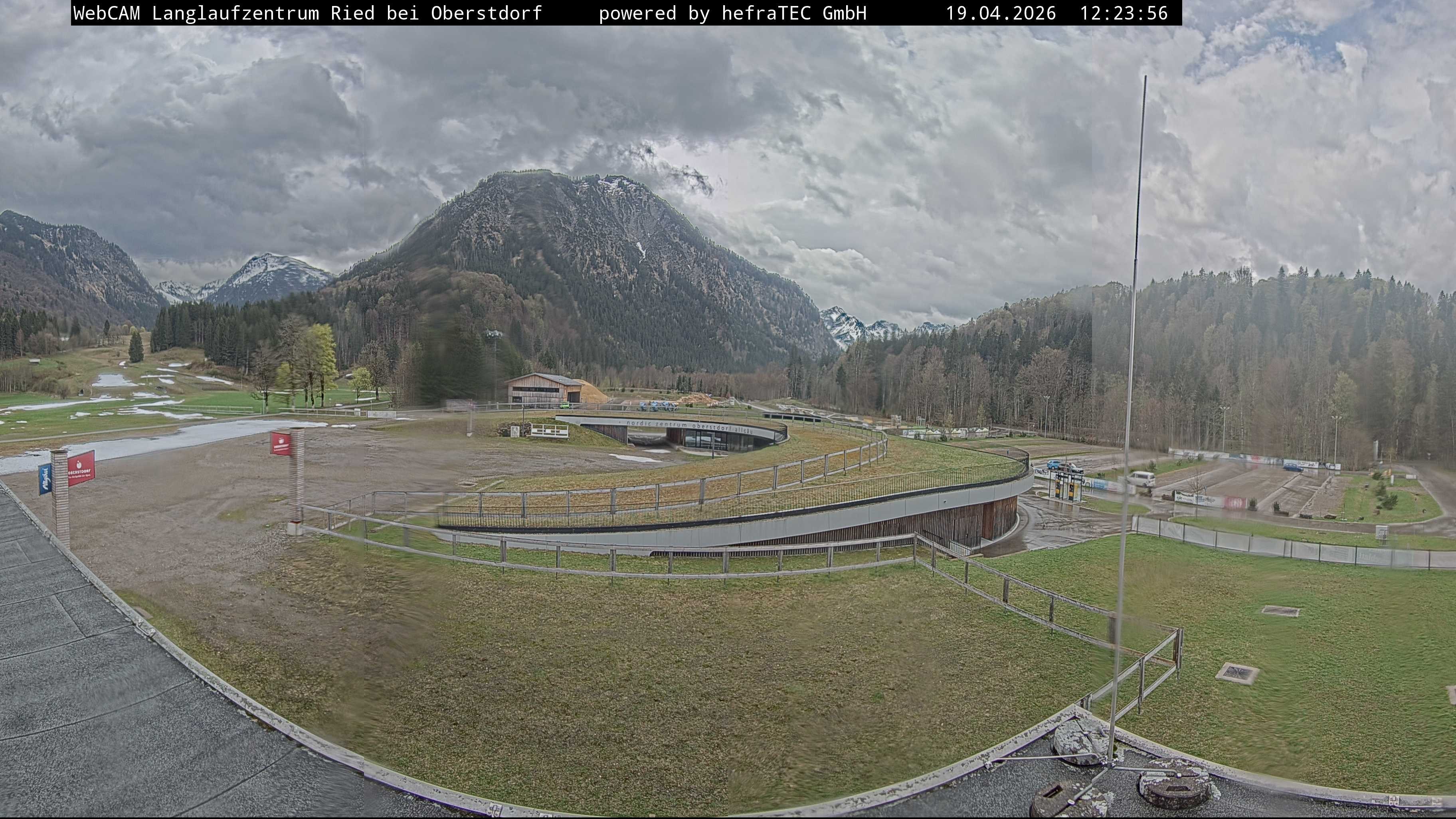 Archiv Foto Webcam Oberstdorf: Blick ins Langlaufstadion