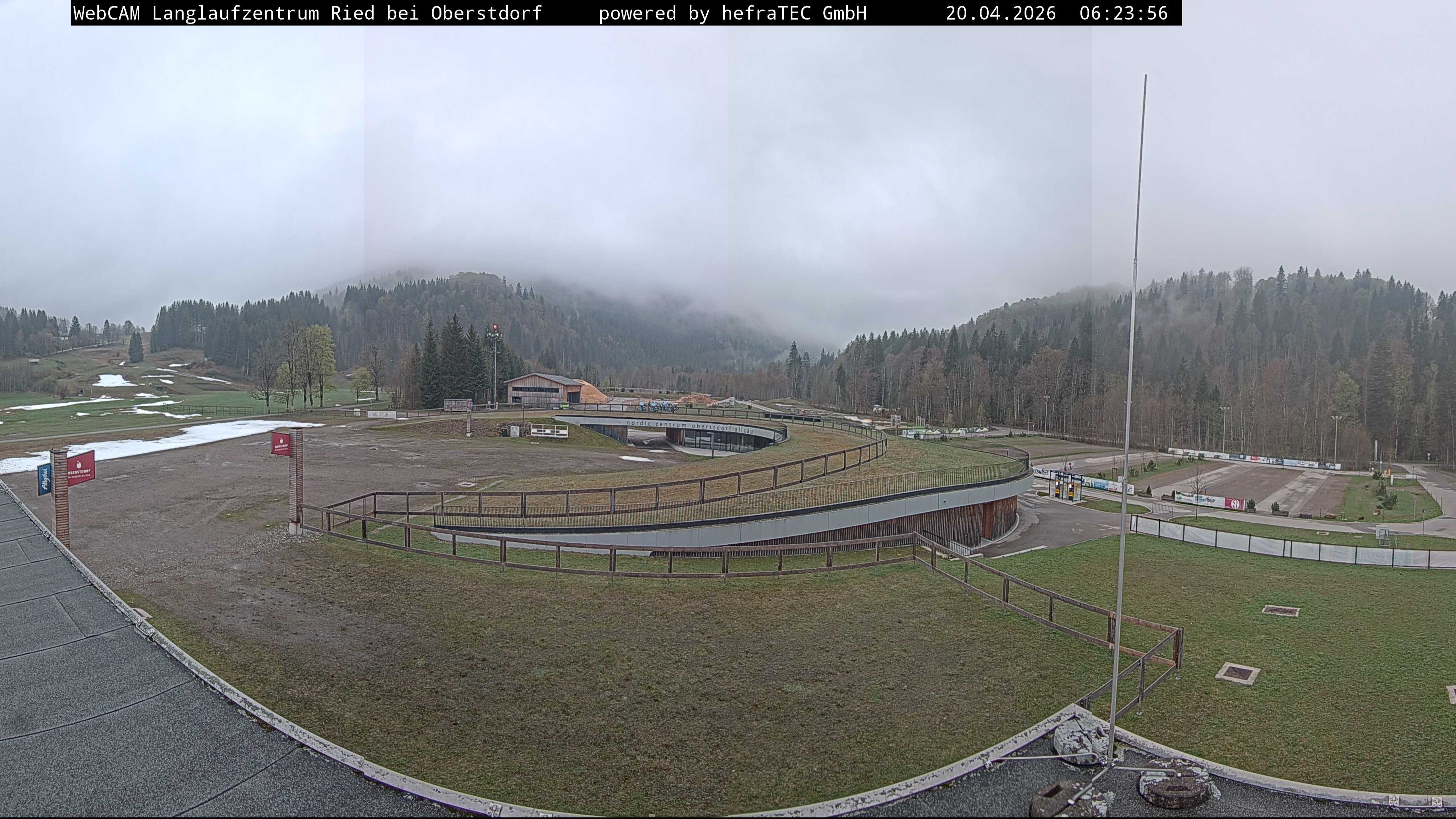 Archiv Foto Webcam Oberstdorf: Blick ins Langlaufstadion