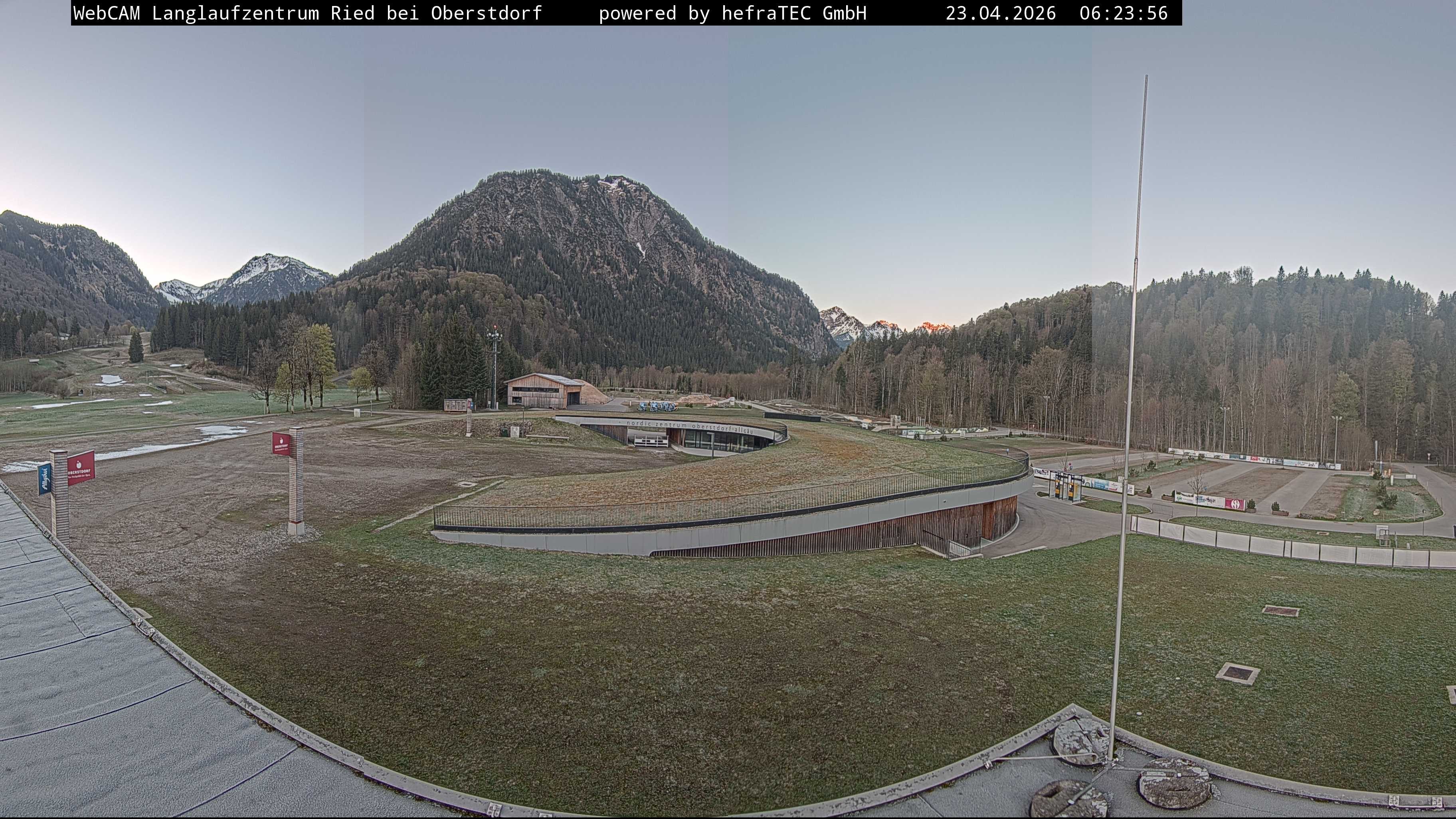 Archiv Foto Webcam Oberstdorf: Blick ins Langlaufstadion