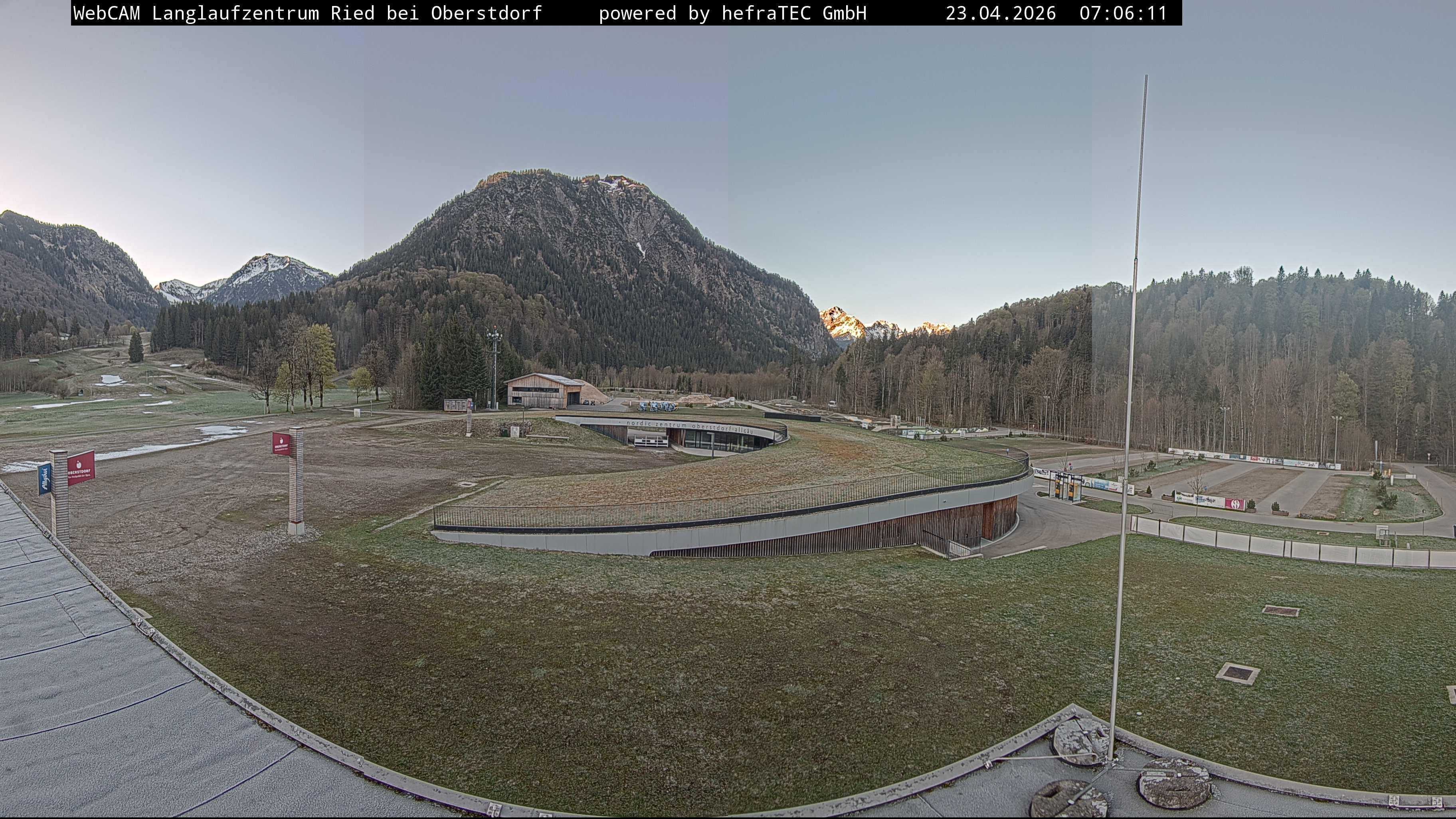 Archiv Foto Webcam Oberstdorf: Blick ins Langlaufstadion