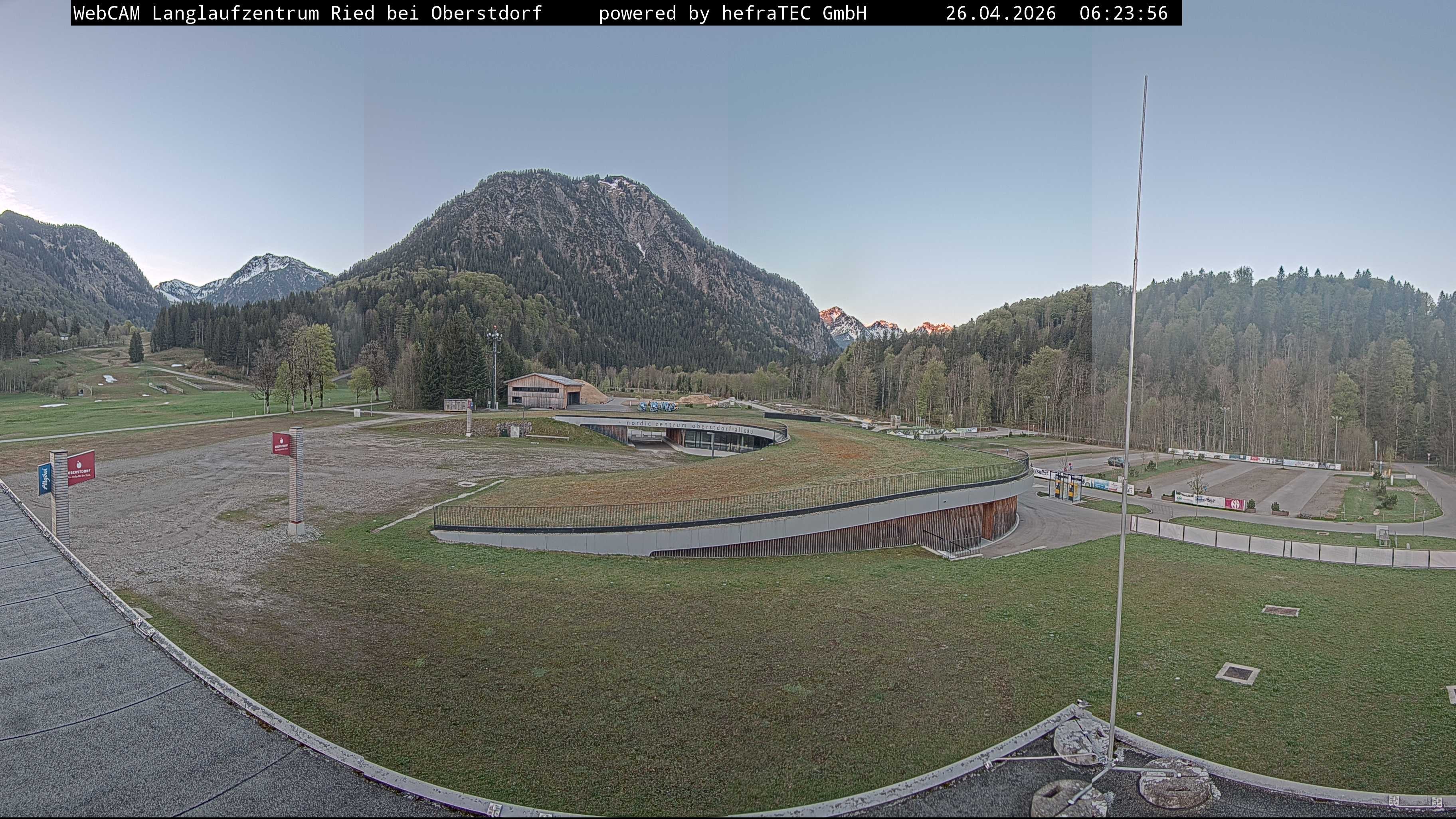 Archiv Foto Webcam Oberstdorf: Blick ins Langlaufstadion