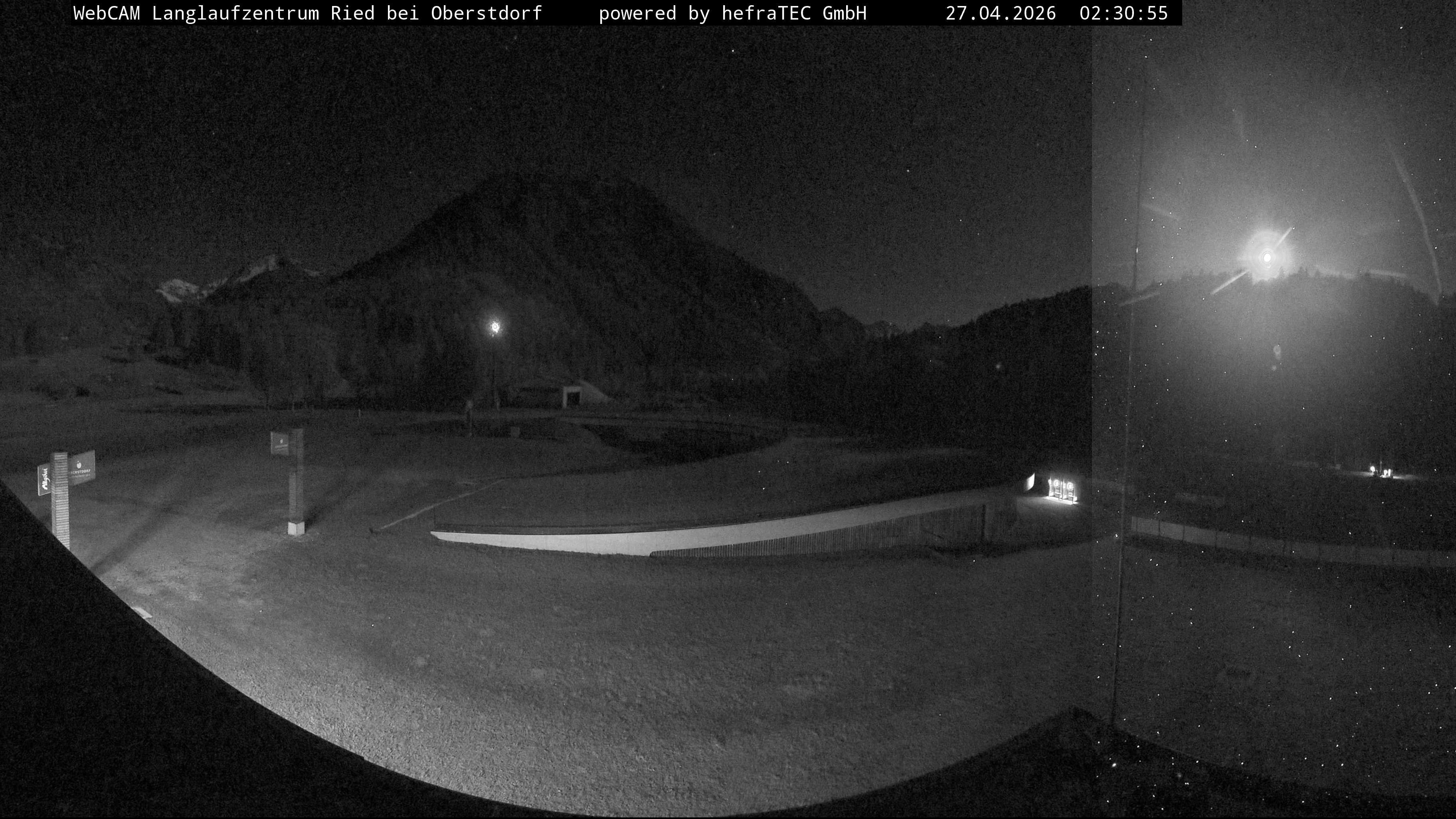 Archiv Foto Webcam Oberstdorf: Blick ins Langlaufstadion