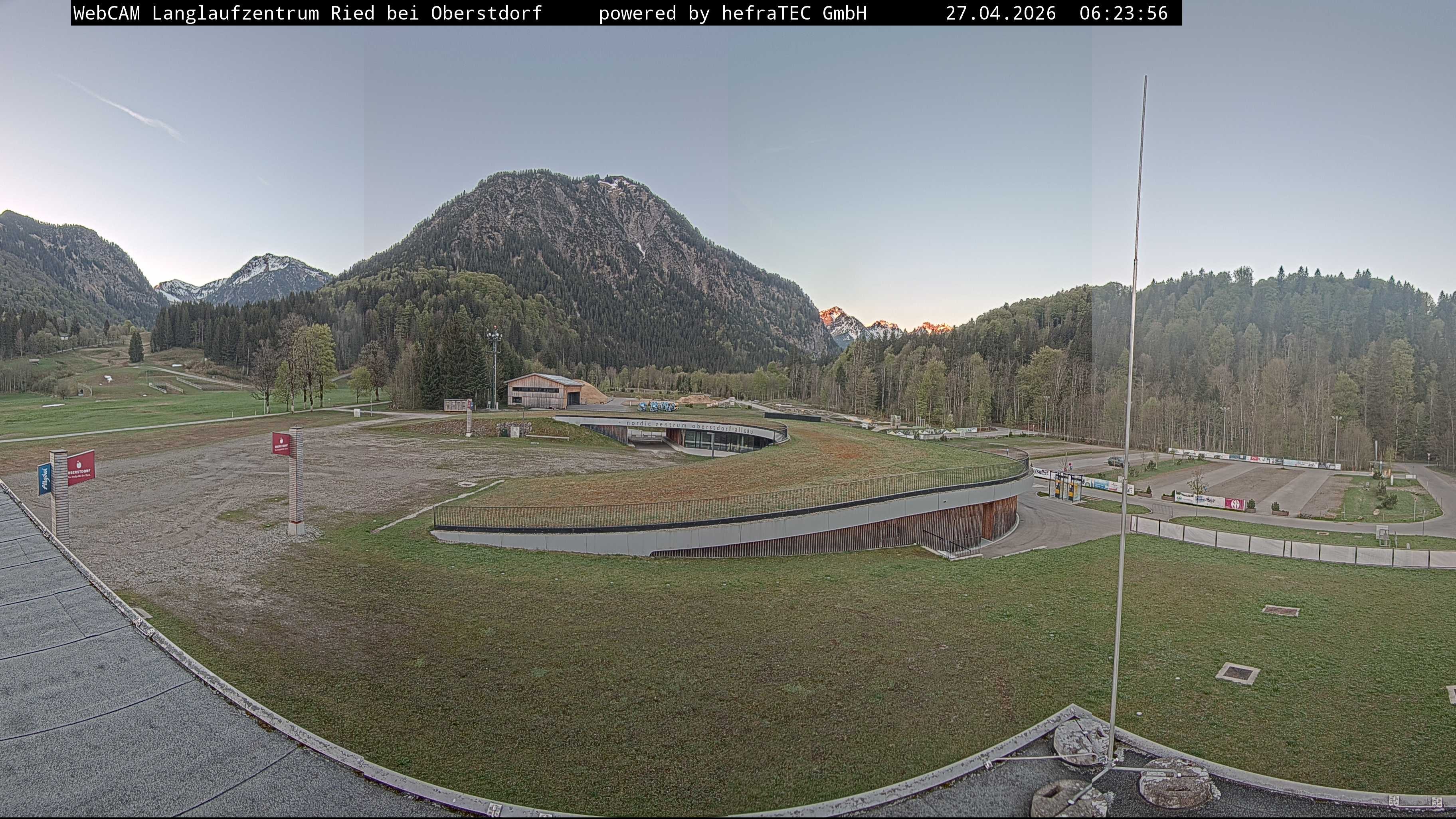Archiv Foto Webcam Oberstdorf: Blick ins Langlaufstadion