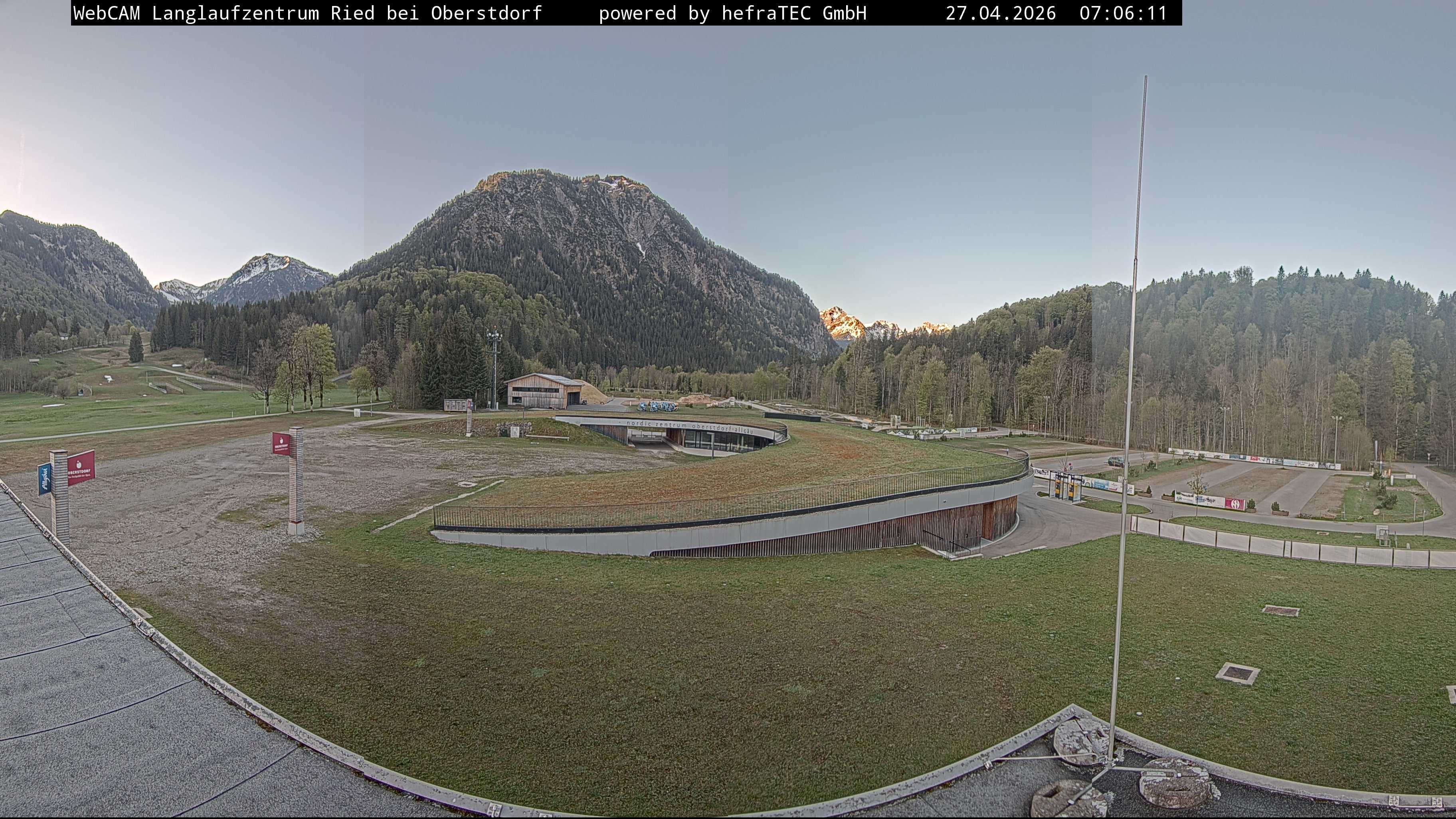 Archiv Foto Webcam Oberstdorf: Blick ins Langlaufstadion