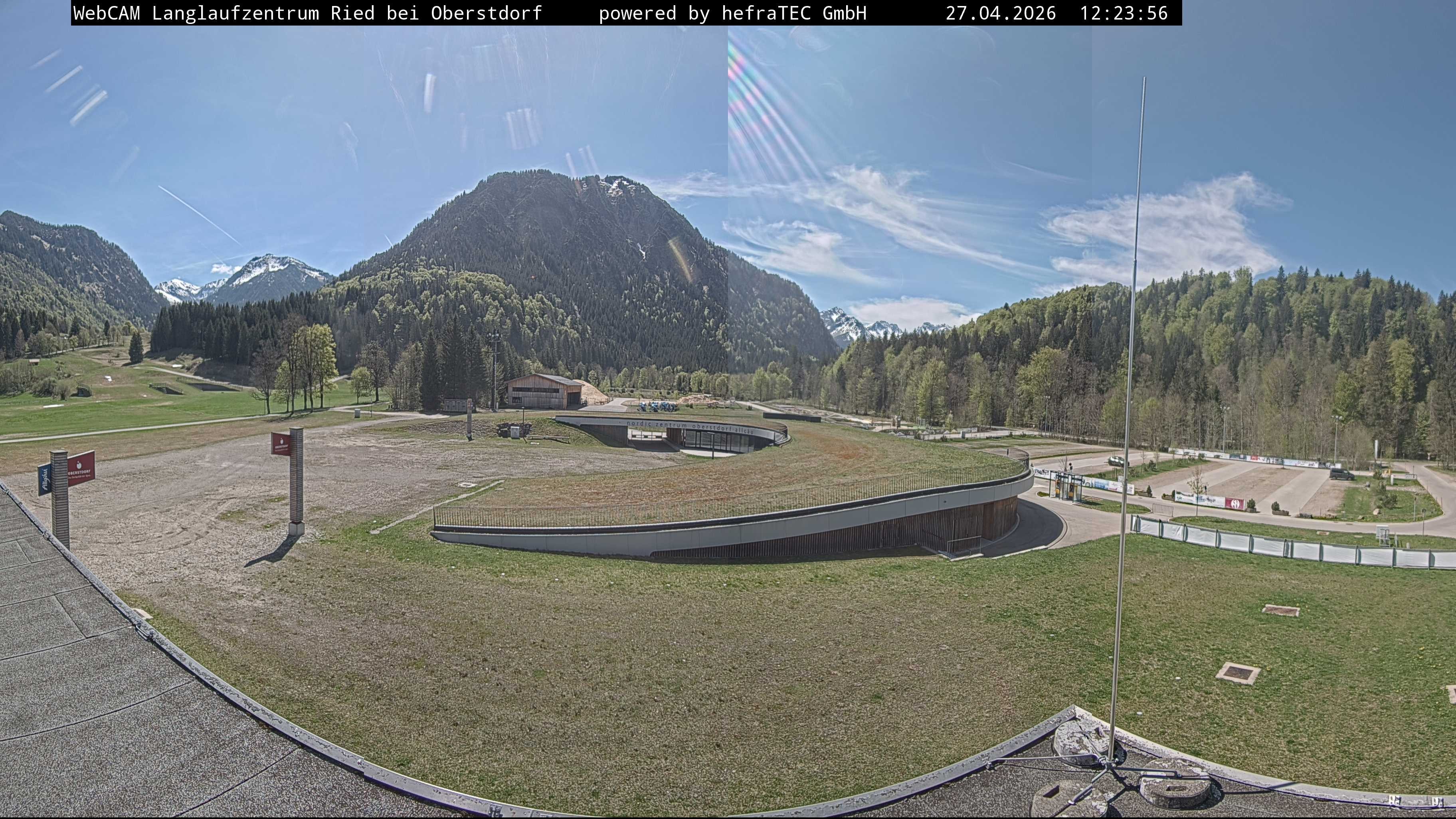 Archiv Foto Webcam Oberstdorf: Blick ins Langlaufstadion