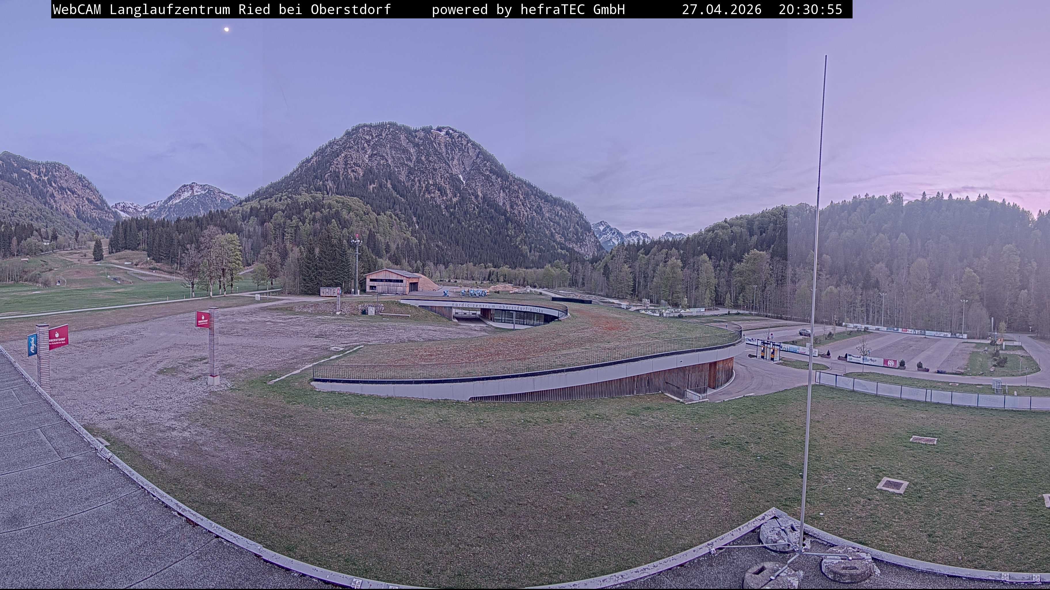 Archiv Foto Webcam Oberstdorf: Blick ins Langlaufstadion