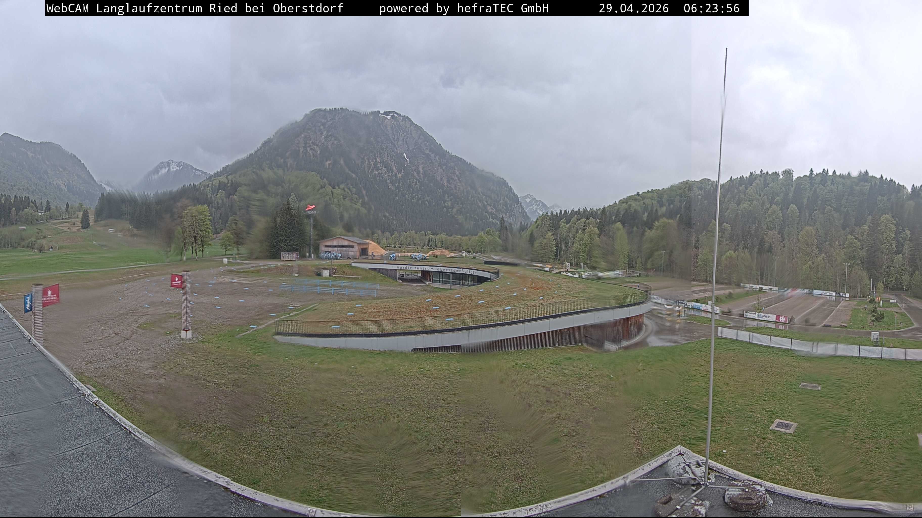Archiv Foto Webcam Oberstdorf: Blick ins Langlaufstadion
