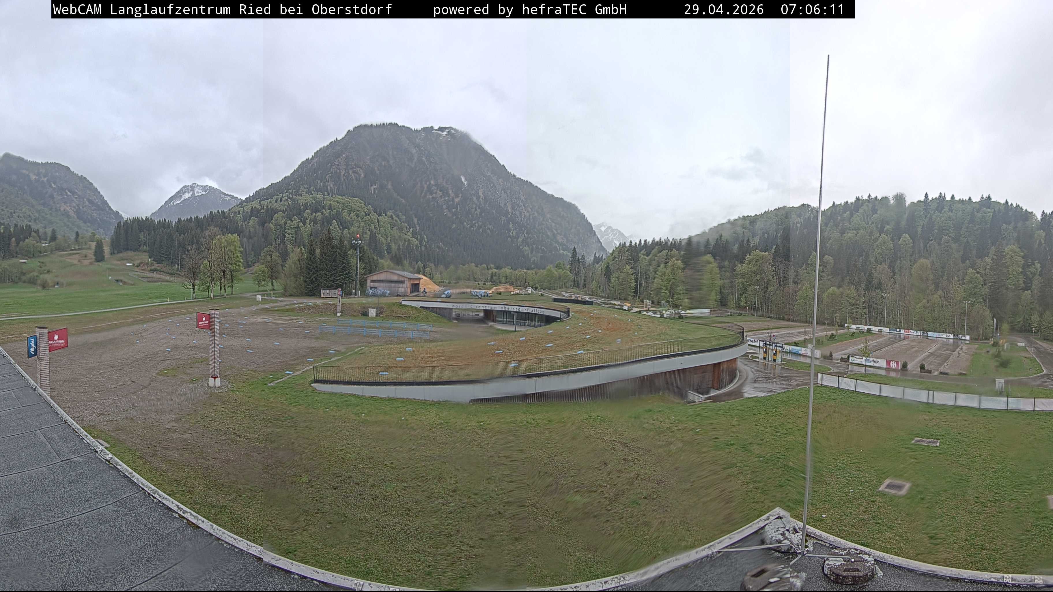 Archiv Foto Webcam Oberstdorf: Blick ins Langlaufstadion