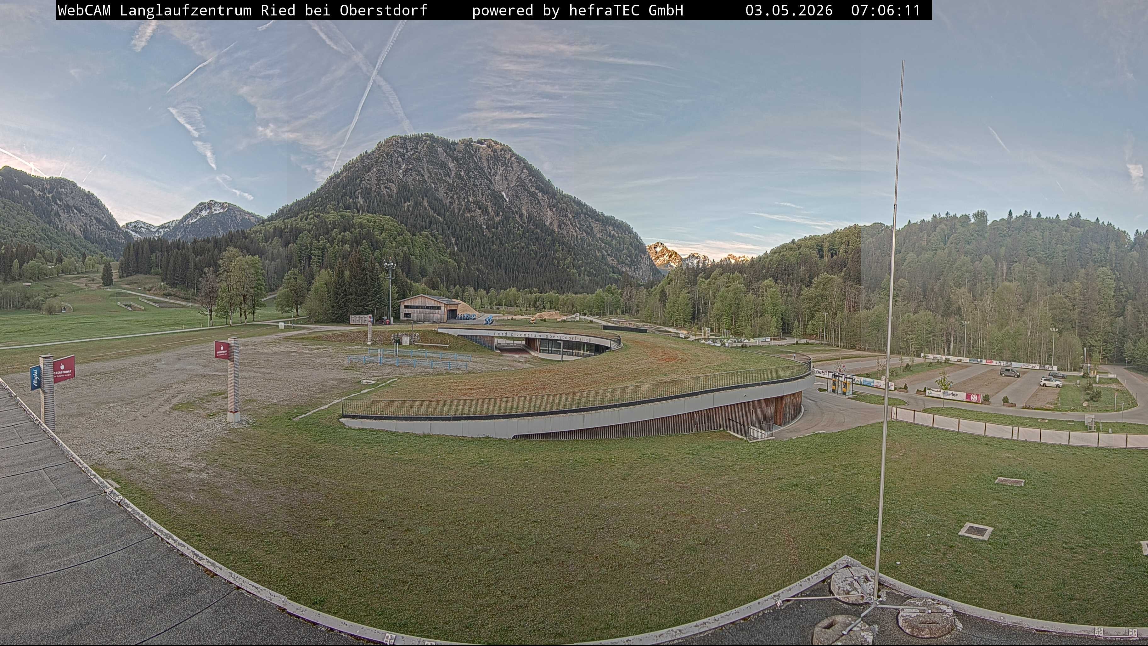 Archiv Foto Webcam Oberstdorf: Blick ins Langlaufstadion