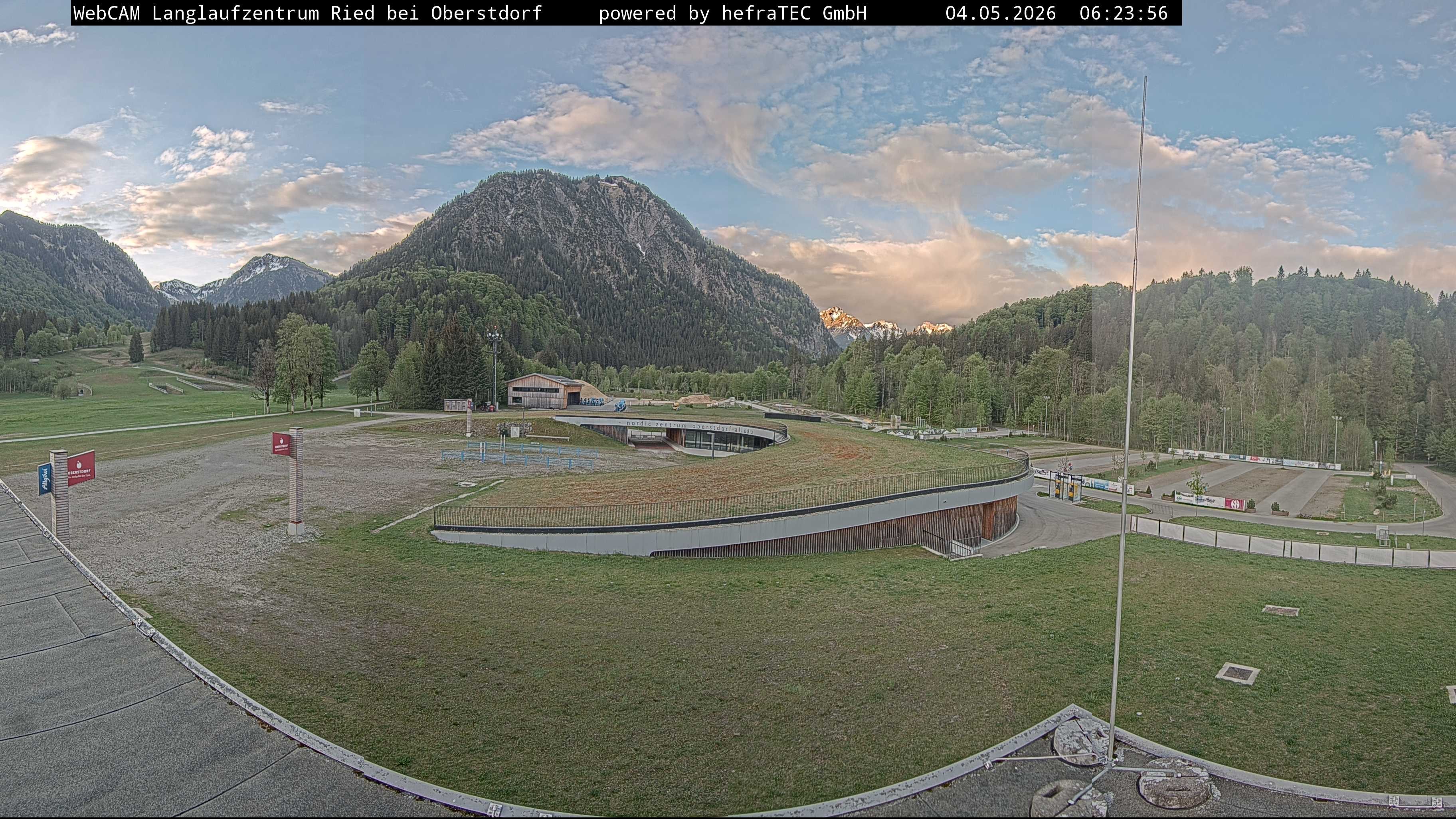 Archiv Foto Webcam Oberstdorf: Blick ins Langlaufstadion