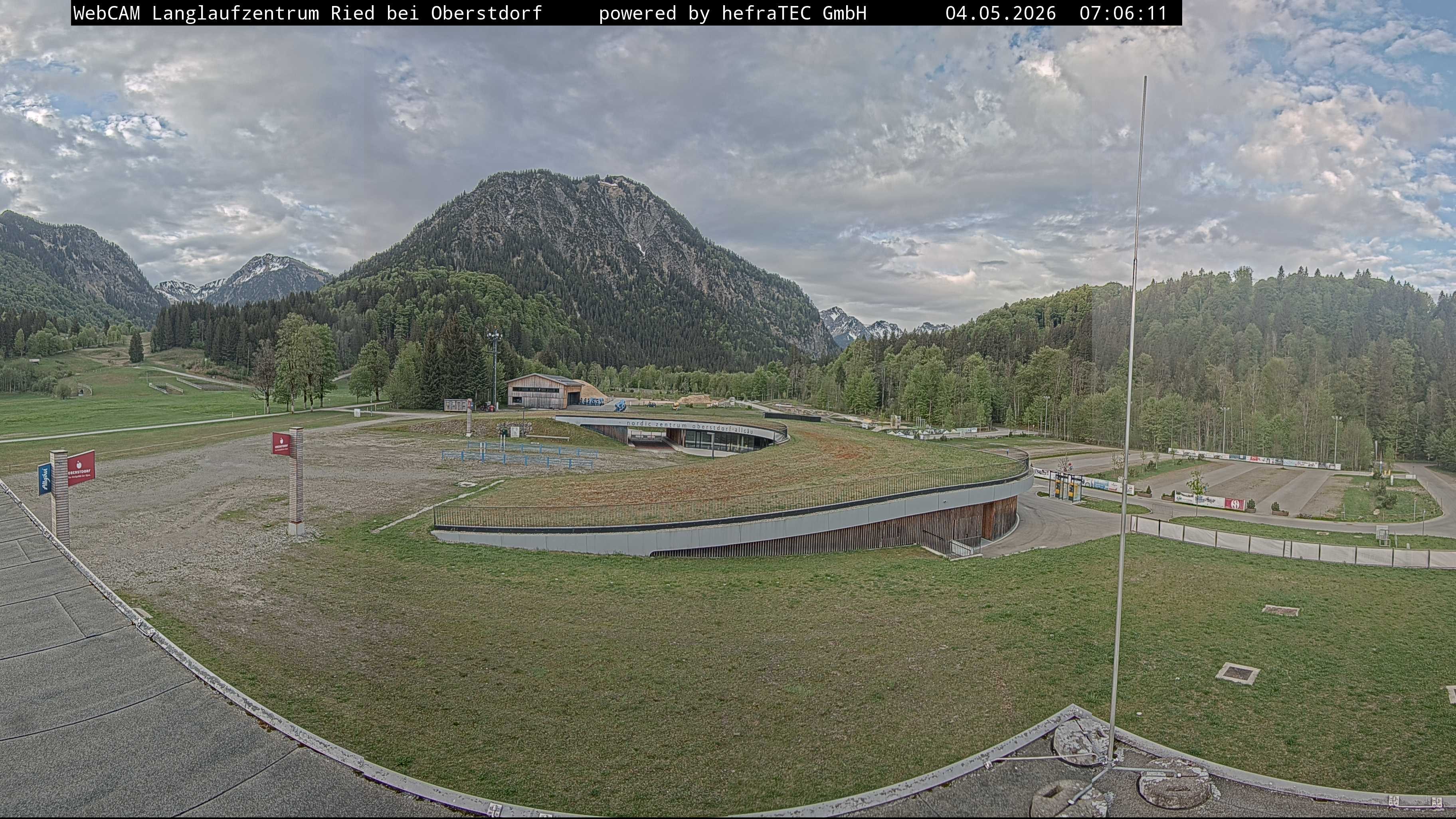 Archiv Foto Webcam Oberstdorf: Blick ins Langlaufstadion