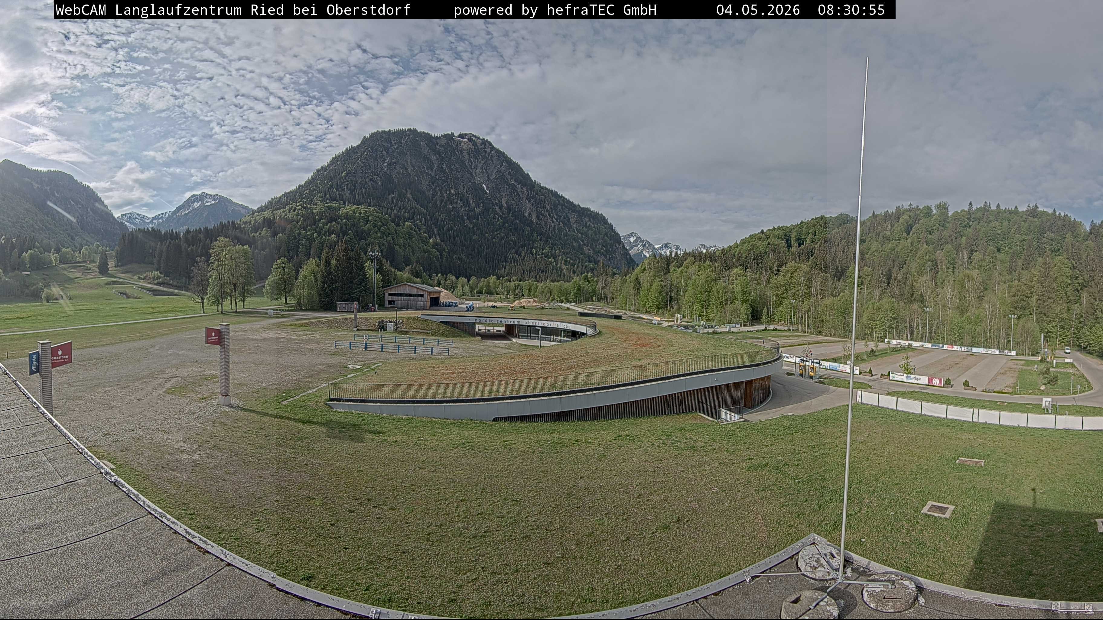 Archiv Foto Webcam Oberstdorf: Blick ins Langlaufstadion