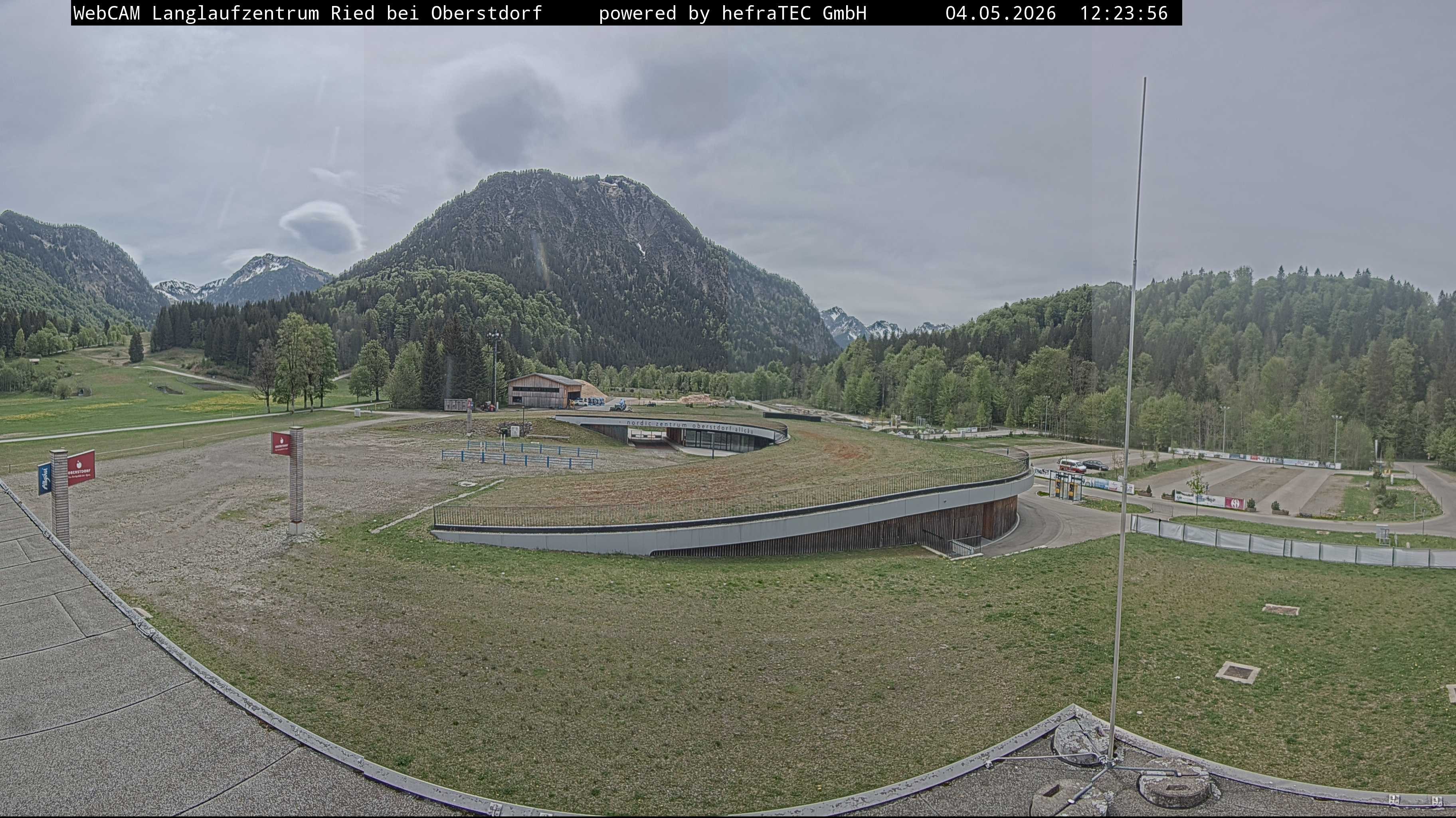 Archiv Foto Webcam Oberstdorf: Blick ins Langlaufstadion