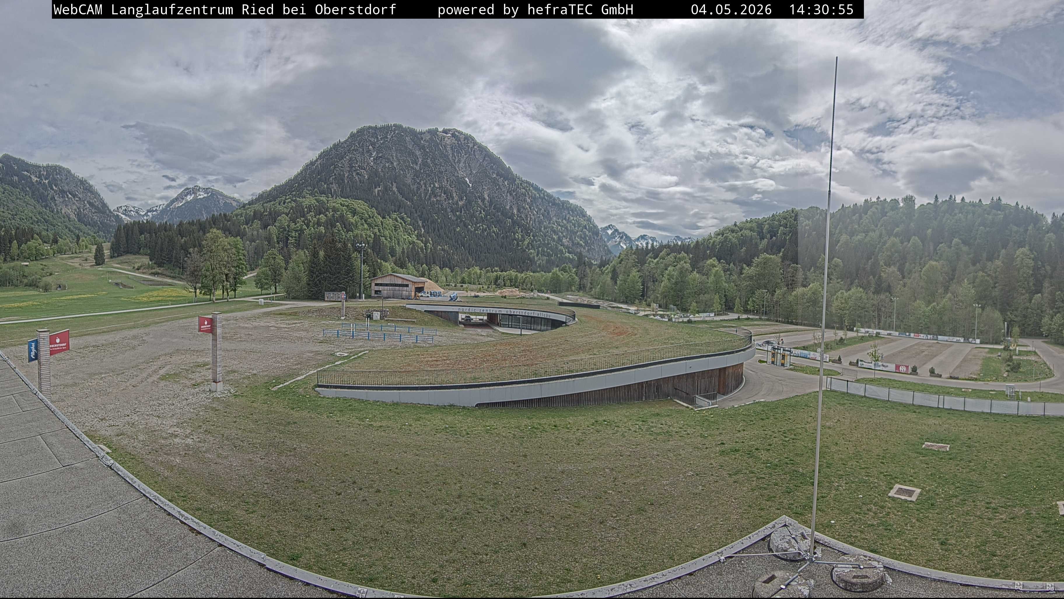 Archiv Foto Webcam Oberstdorf: Blick ins Langlaufstadion