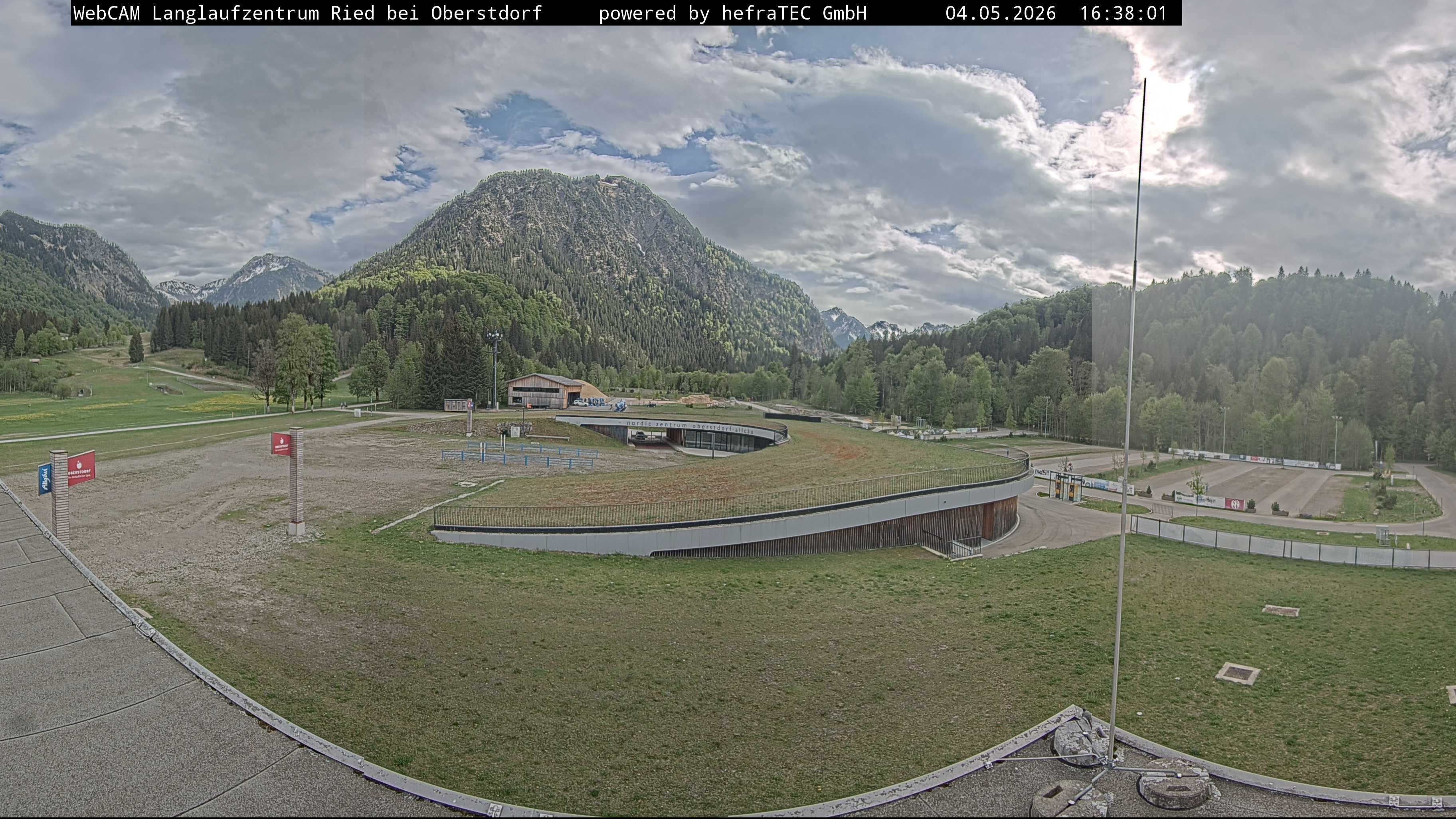 Archiv Foto Webcam Oberstdorf: Blick ins Langlaufstadion