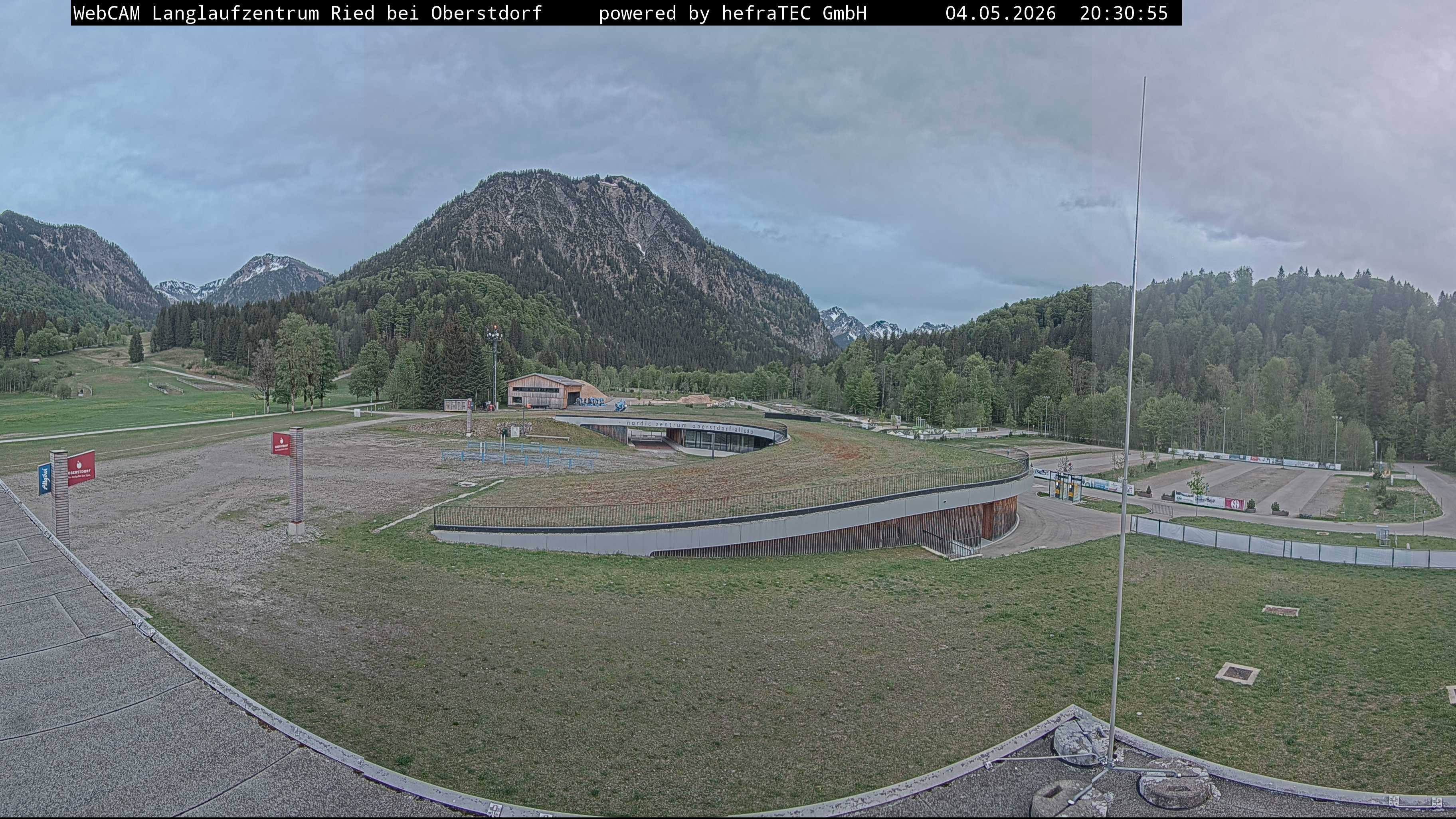 Archiv Foto Webcam Oberstdorf: Blick ins Langlaufstadion