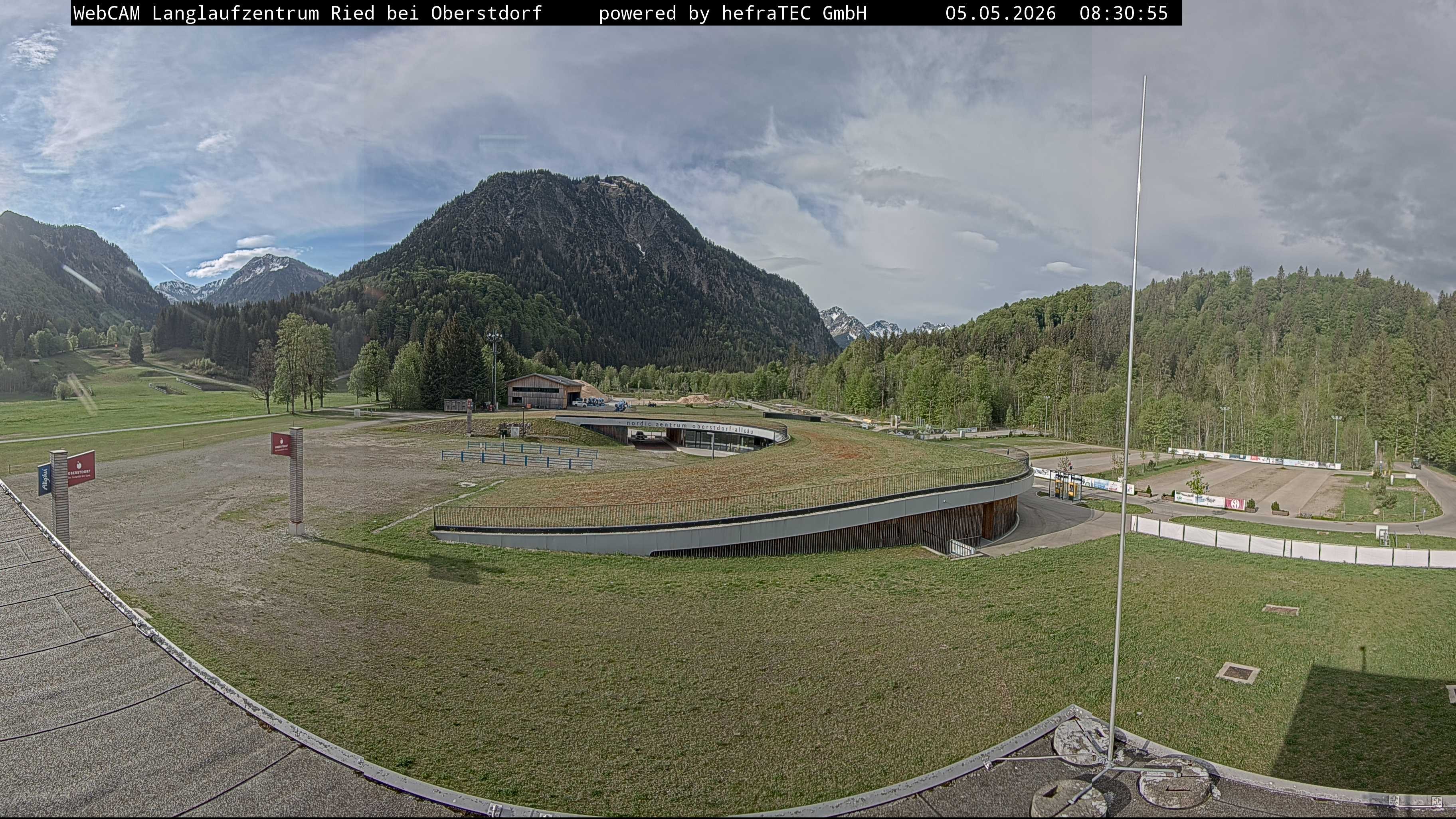 Archiv Foto Webcam Oberstdorf: Blick ins Langlaufstadion