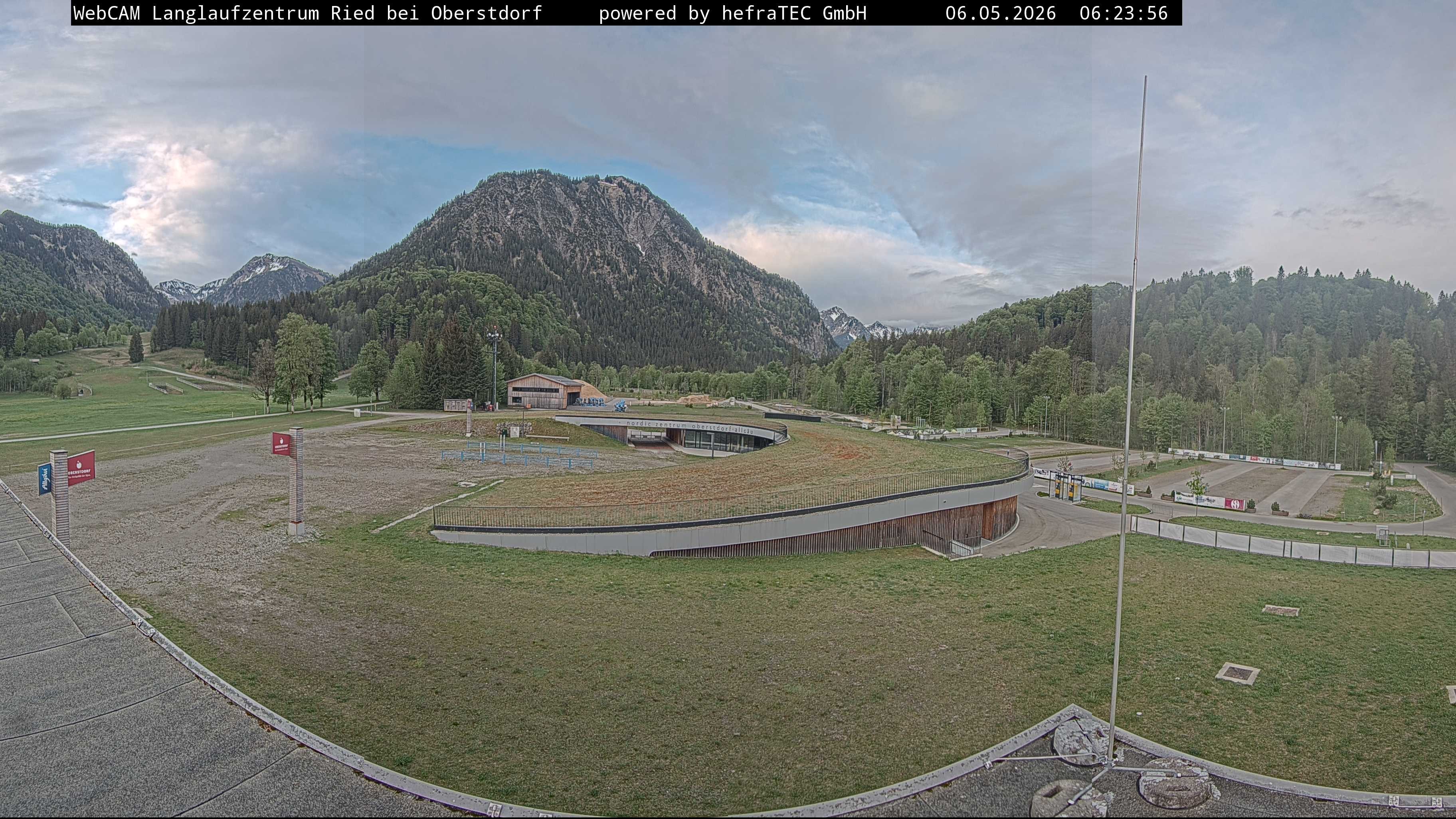 Archiv Foto Webcam Oberstdorf: Blick ins Langlaufstadion